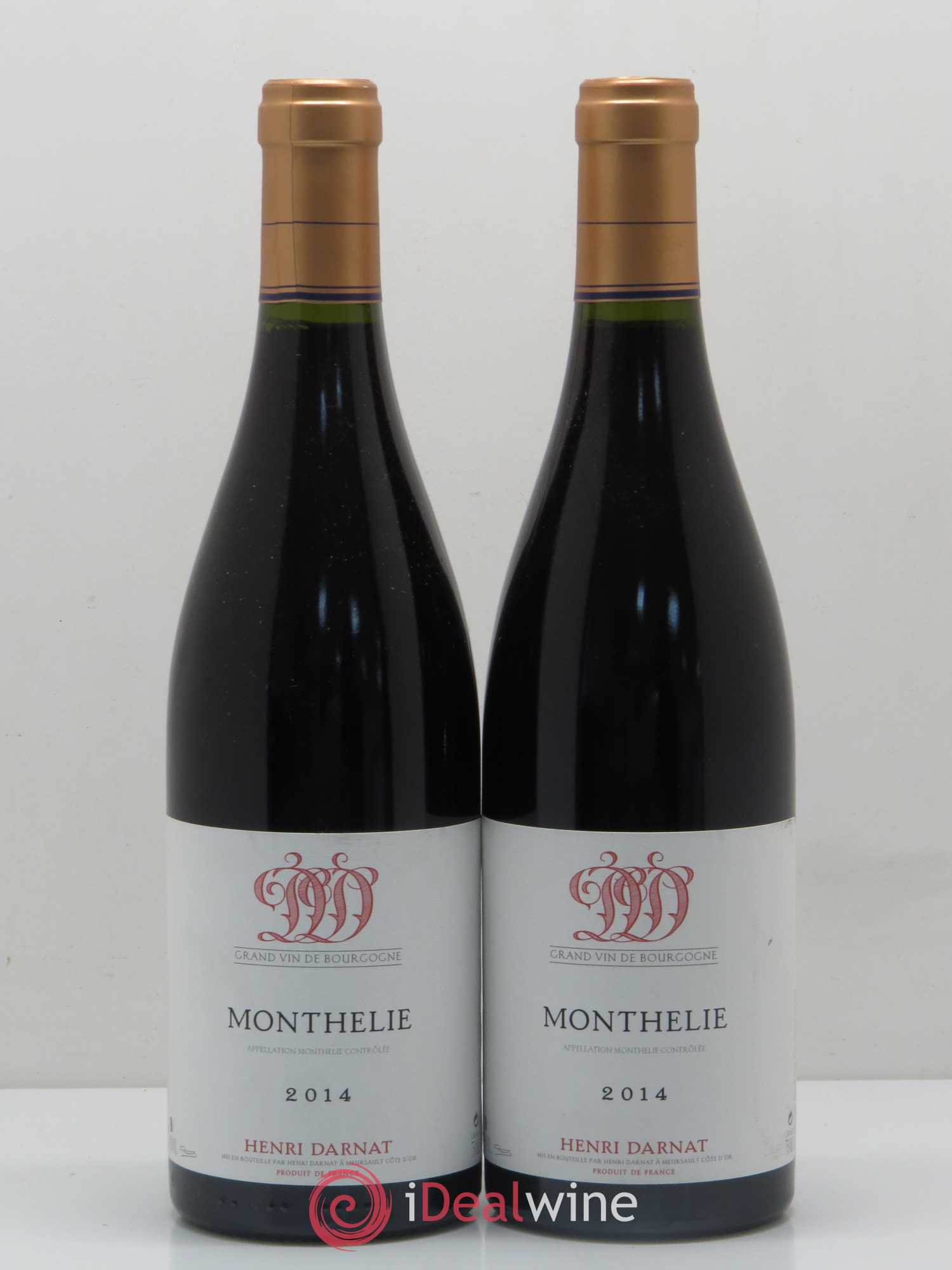 Monthélie Henri Darnat 2014 - Posten von 2 Flaschen - 0