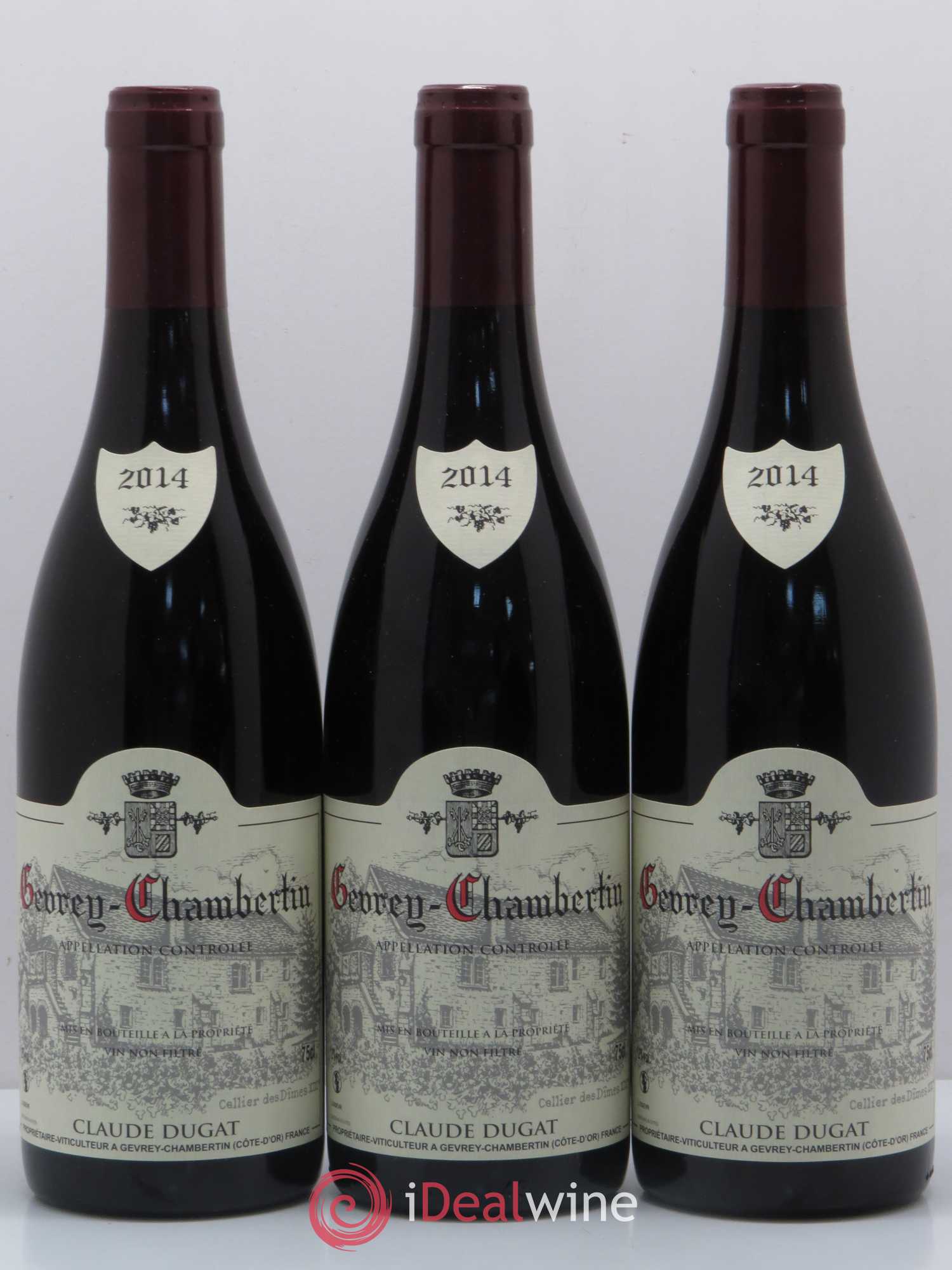 Gevrey-Chambertin Claude Dugat 2014 - Lot de 3 bouteilles - 0