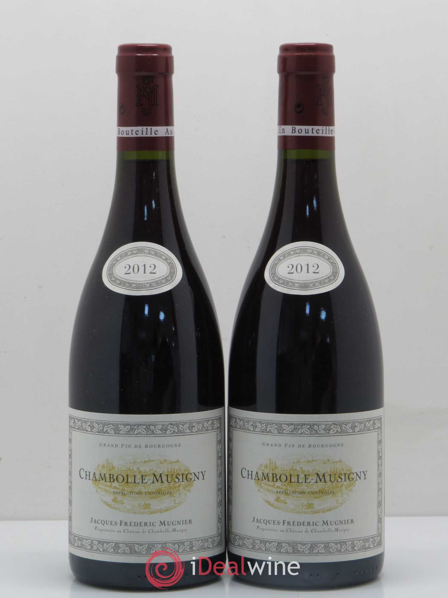 Chambolle-Musigny Jacques-Frédéric Mugnier 2012 - Lot de 2 bouteilles - 0