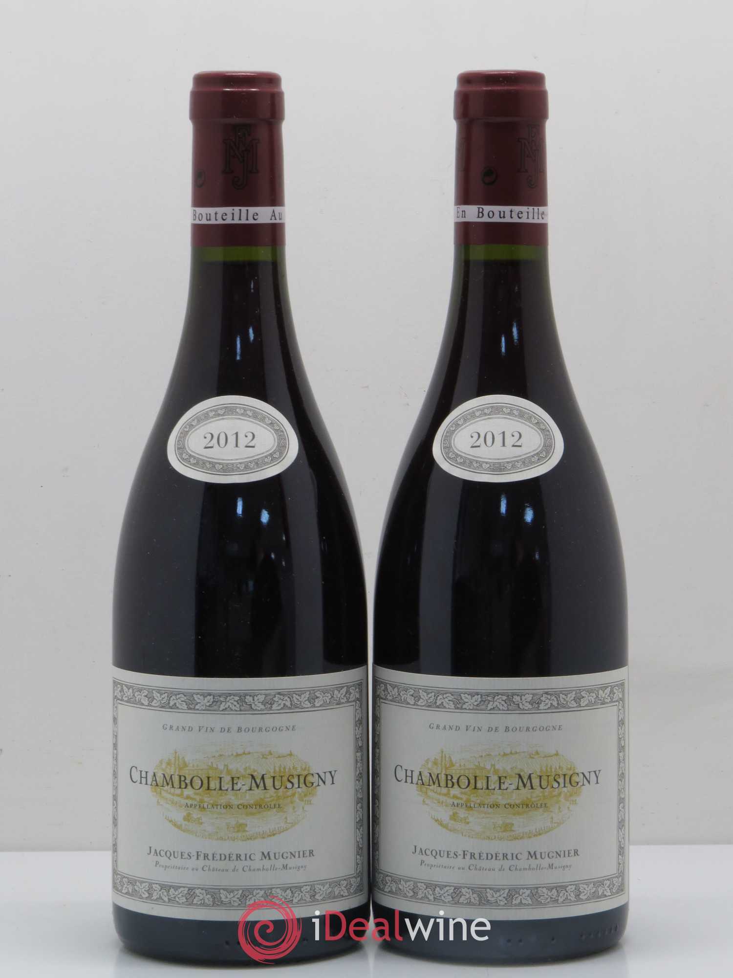 Chambolle-Musigny Jacques-Frédéric Mugnier 2012 - Lot de 2 bouteilles - 0