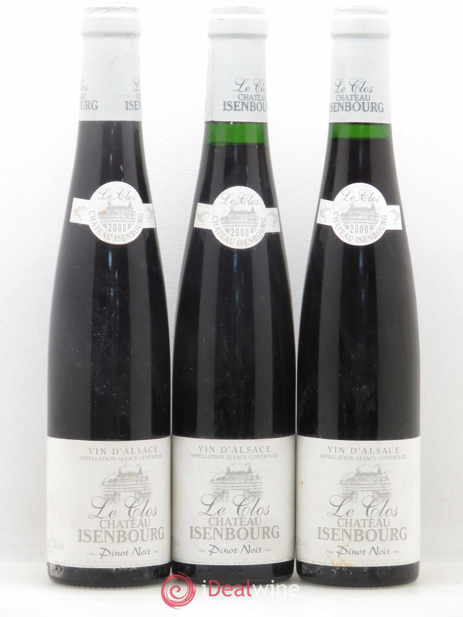 Alsace Pinot Noir Clos Château d'Isenbourg (sans prix de réserve) 2000 - Posten von 6 Demi-Flaschen - 2