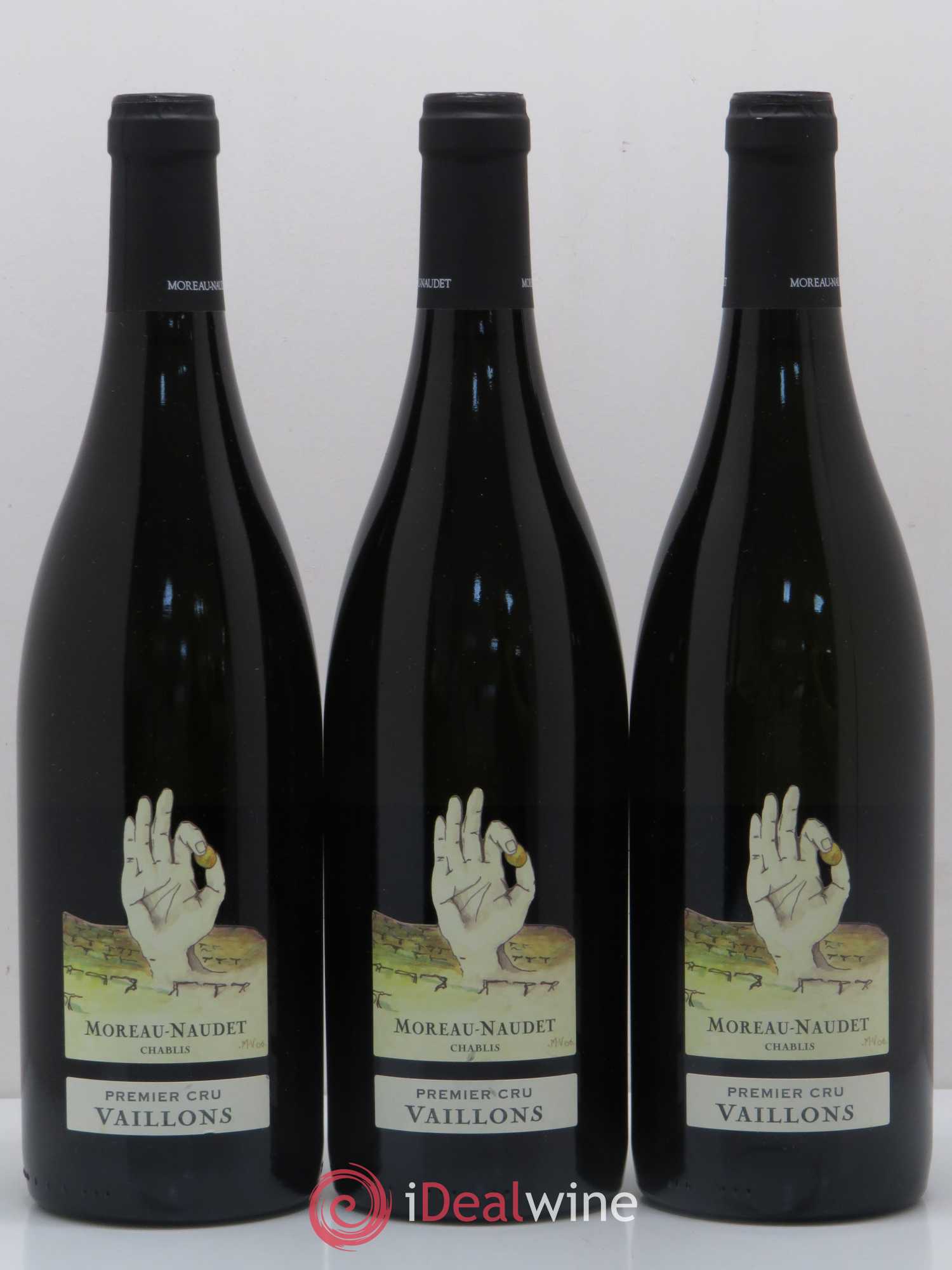 Chablis 1er Cru Vaillons Domaine Moreau Naudet 2015 - Posten von 3 Flaschen - 0