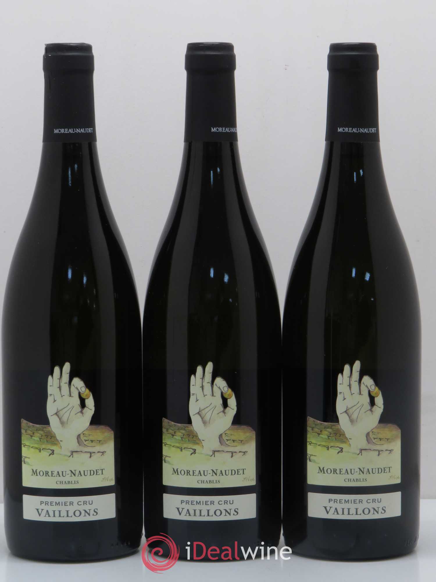 Chablis 1er Cru Vaillons Domaine Moreau Naudet 2015 - Posten von 3 Flaschen - 0
