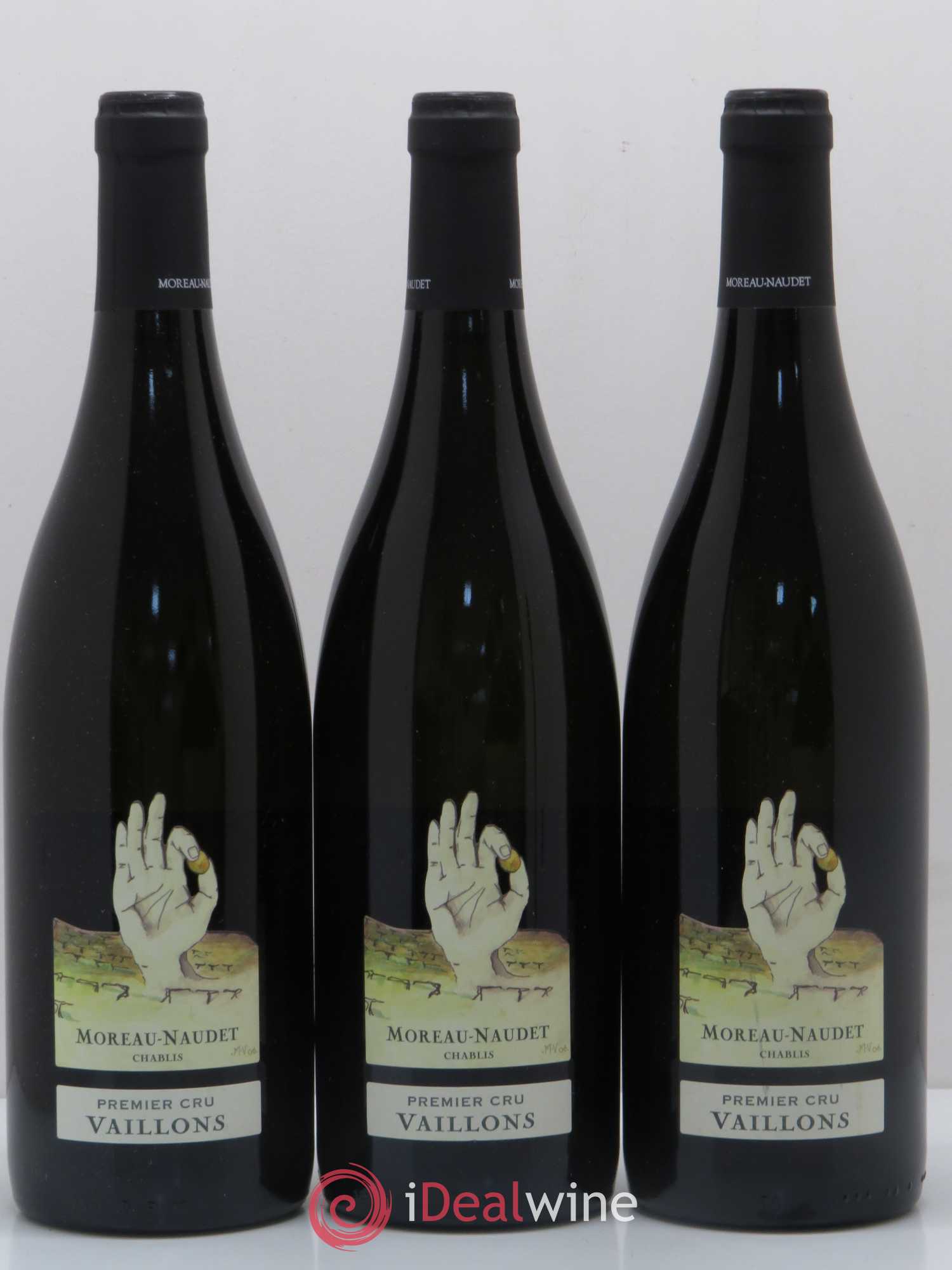 Chablis 1er Cru Vaillons Domaine Moreau Naudet 2015 - Posten von 3 Flaschen - 0