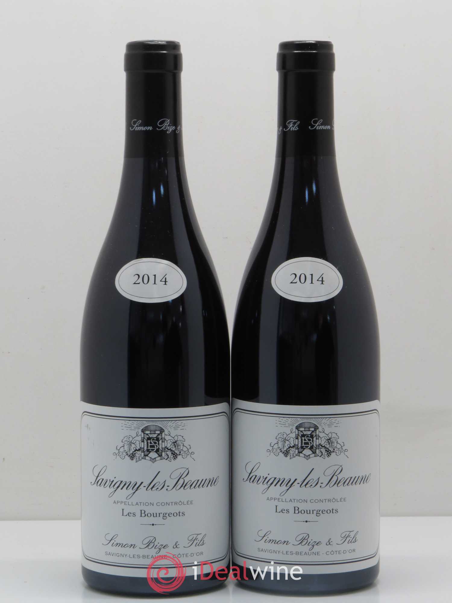 Savigny-lès-Beaune Les Bourgeots Simon Bize & Fils 2014 - Lot de 2 bouteilles - 0