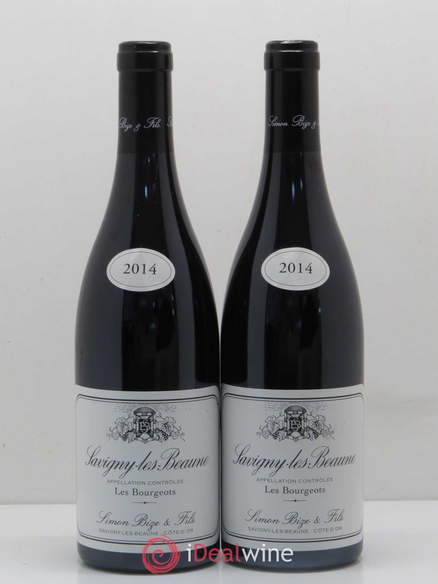 Savigny-lès-Beaune Les Bourgeots Simon Bize & Fils 2014 - Lot de 2 bouteilles - 0