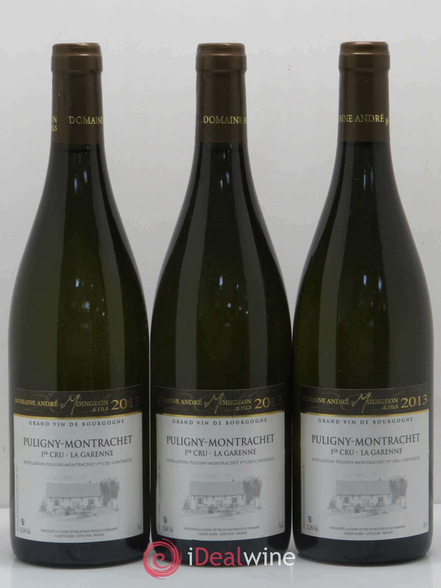 Puligny-Montrachet 1er Cru La Garenne Domaine Andre Moingeon 2013 - Posten von 3 Flaschen - 0
