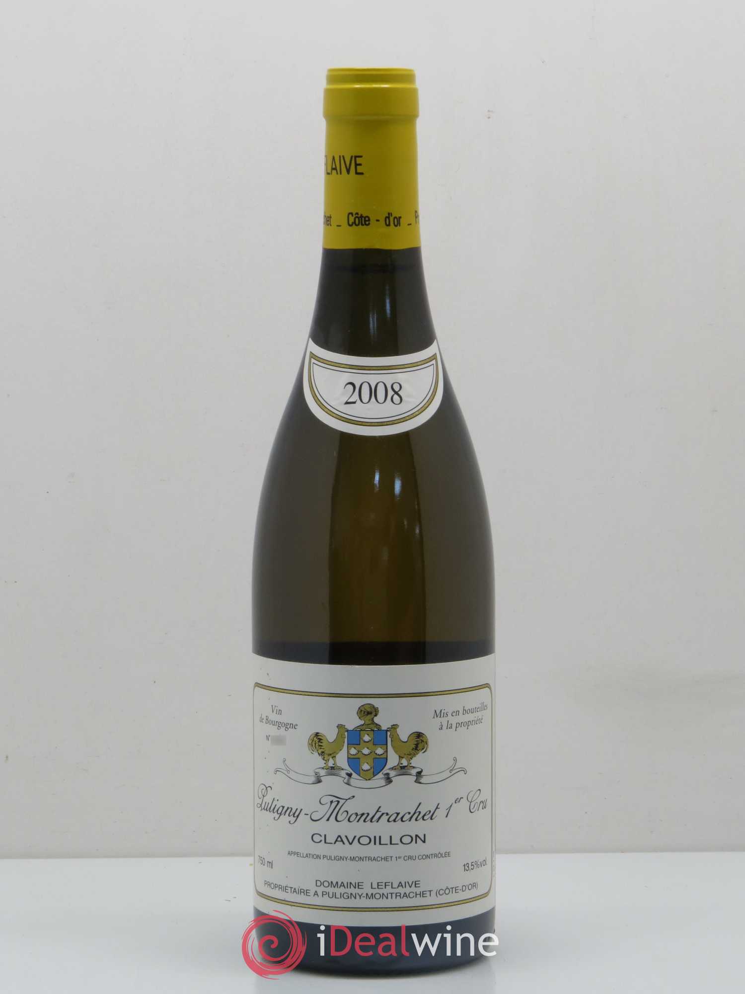Puligny-Montrachet 1er Cru Clavoillon Leflaive (Domaine) 2008 - Lot de 1 bouteille - 0