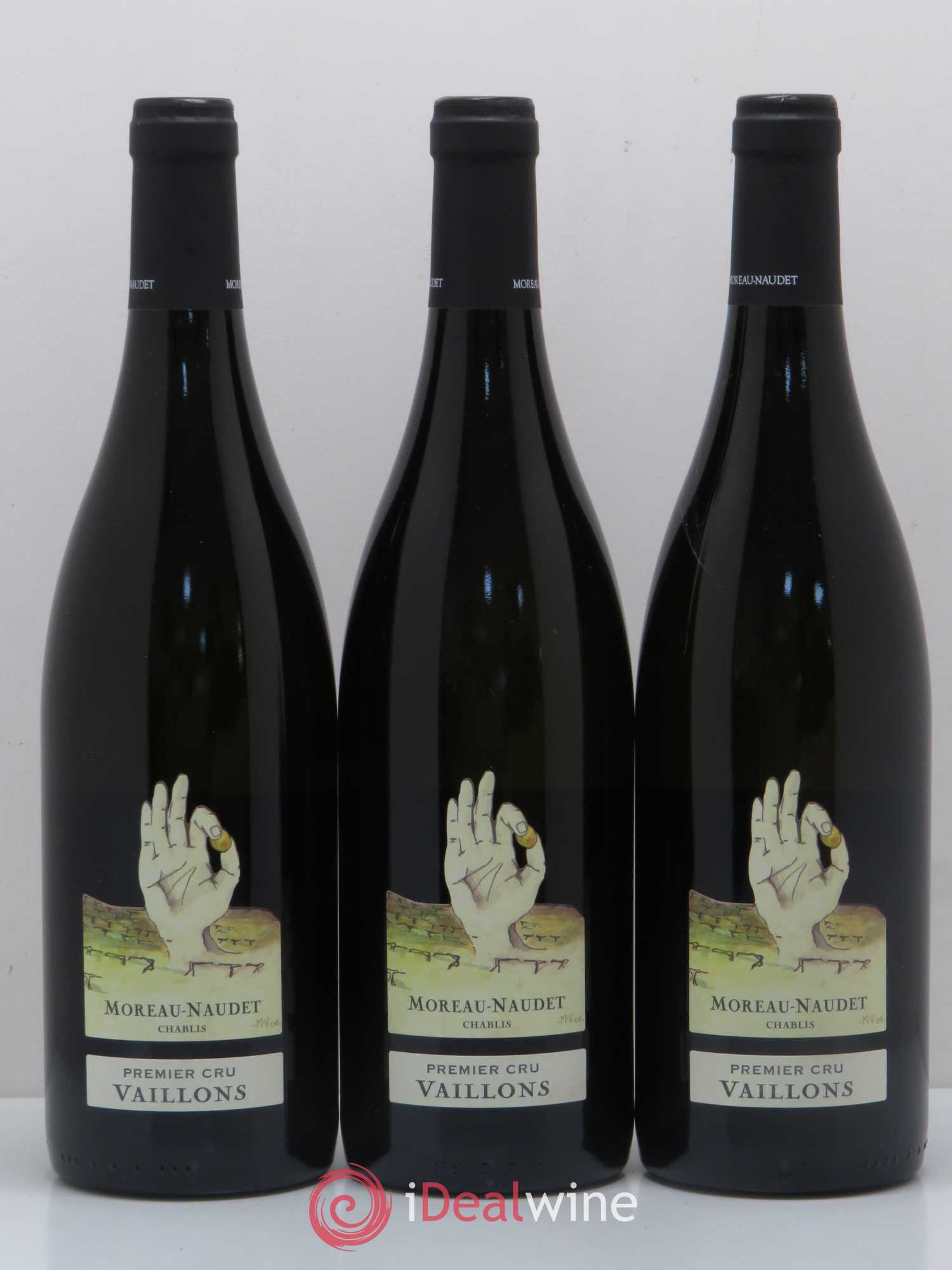 Chablis 1er Cru Vaillons Domaine Moreau Naudet 2015 - Posten von 6 Flaschen - 3