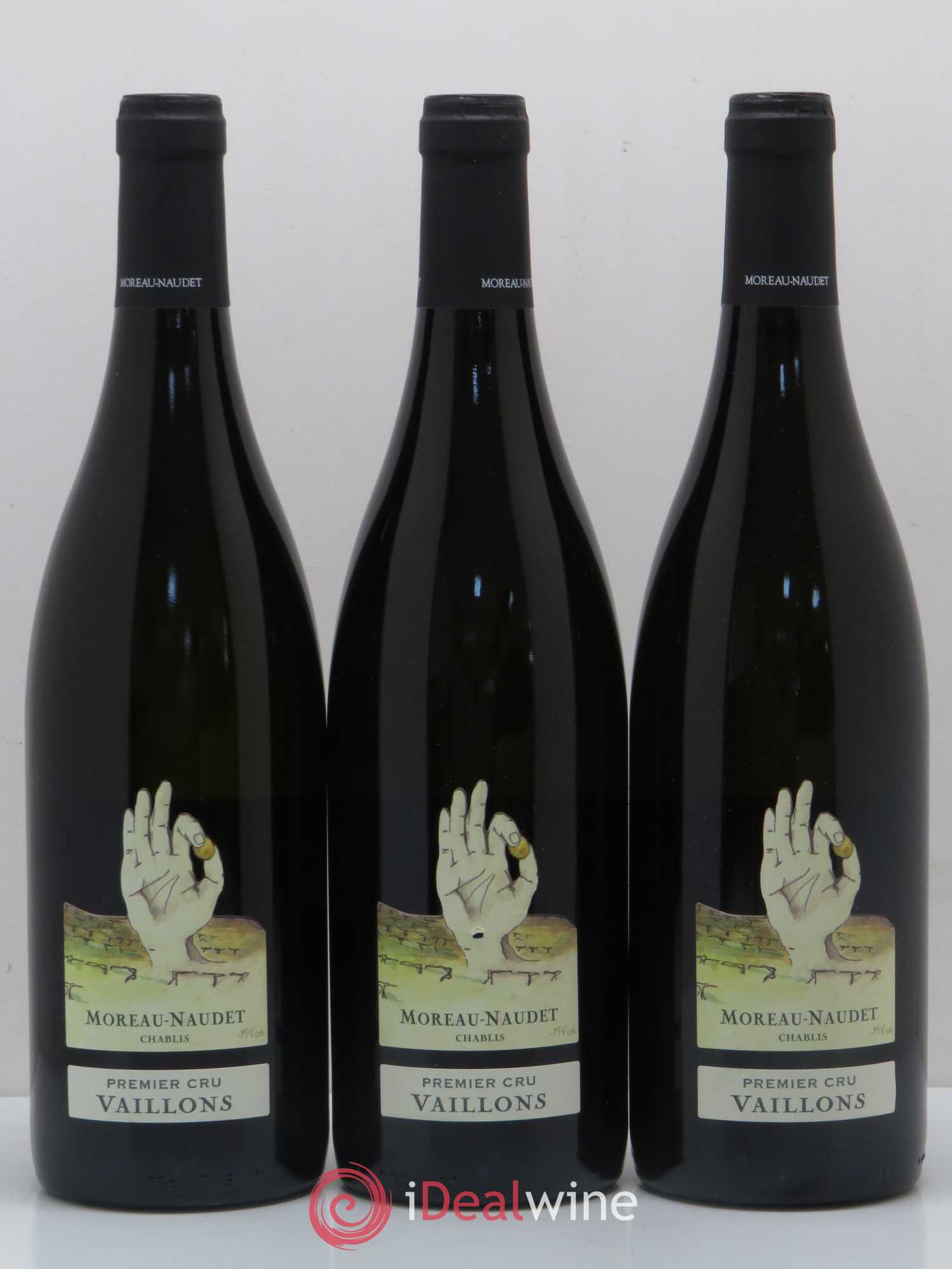 Chablis 1er Cru Vaillons Domaine Moreau Naudet 2015 - Posten von 6 Flaschen - 3