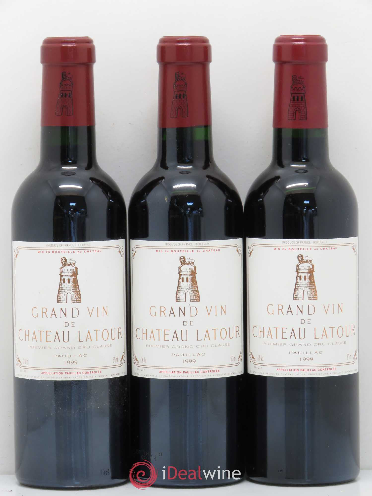 Château Latour 1er Grand Cru Classé 1999 - Lot de 6 demi bouteilles - 3