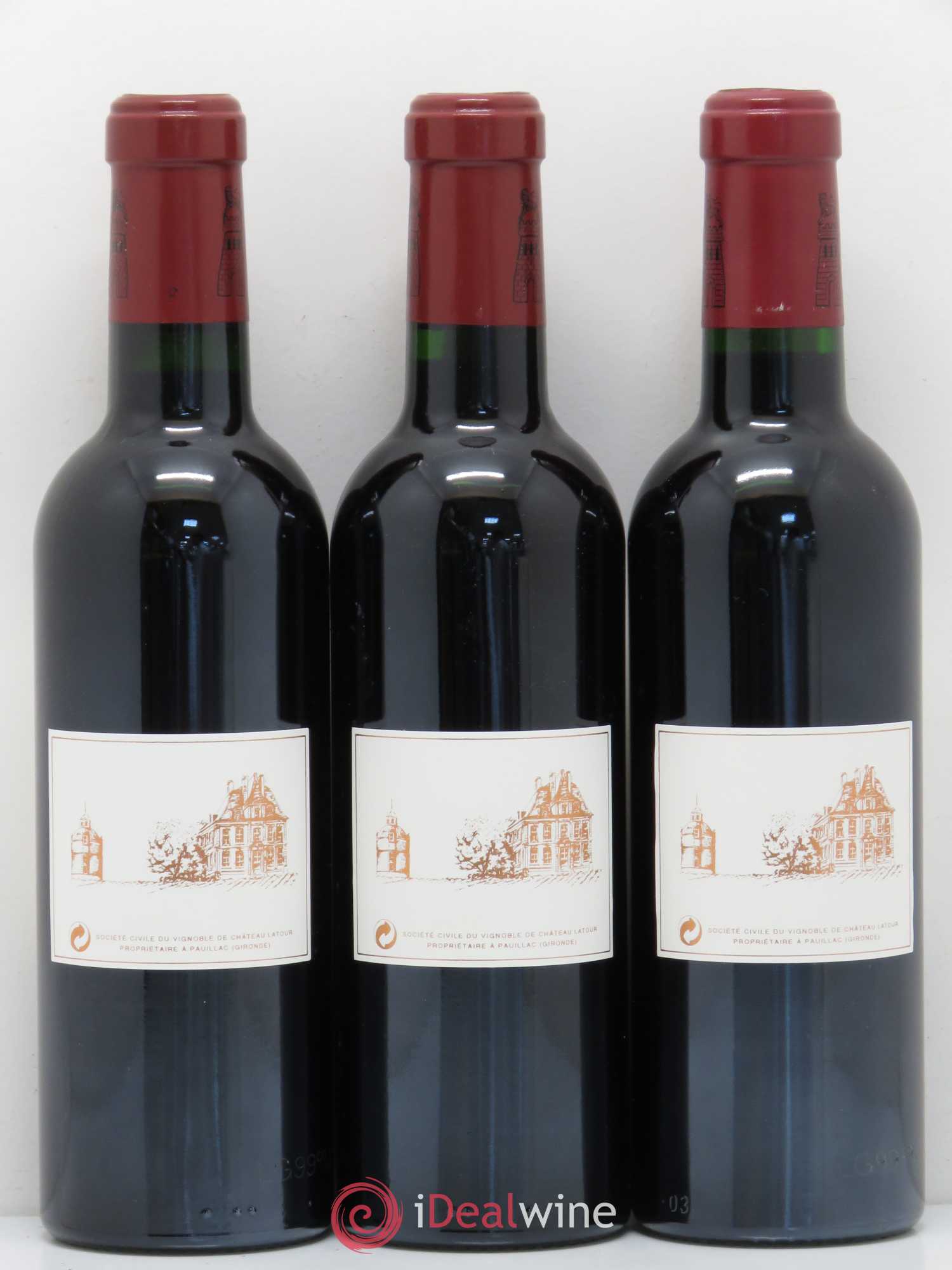 Château Latour 1er Grand Cru Classé 1999 - Lot de 6 demi bouteilles - 4