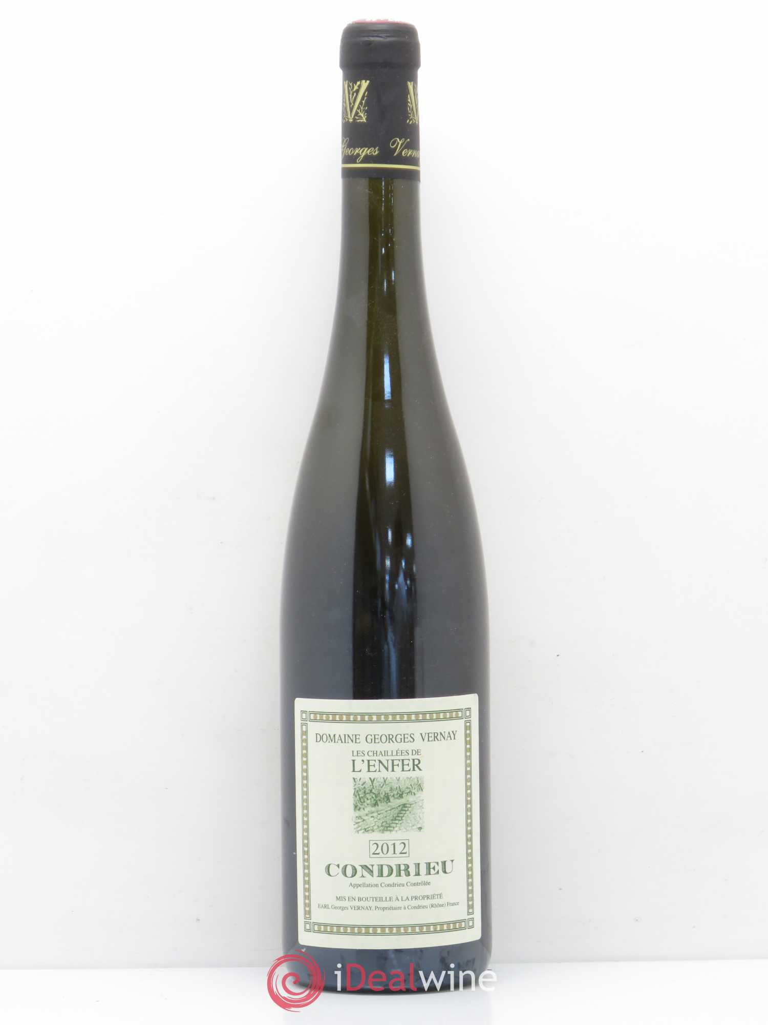 Condrieu Les Chaillées de l'Enfer Georges Vernay 2012 - Lot de 1 bouteille - 0