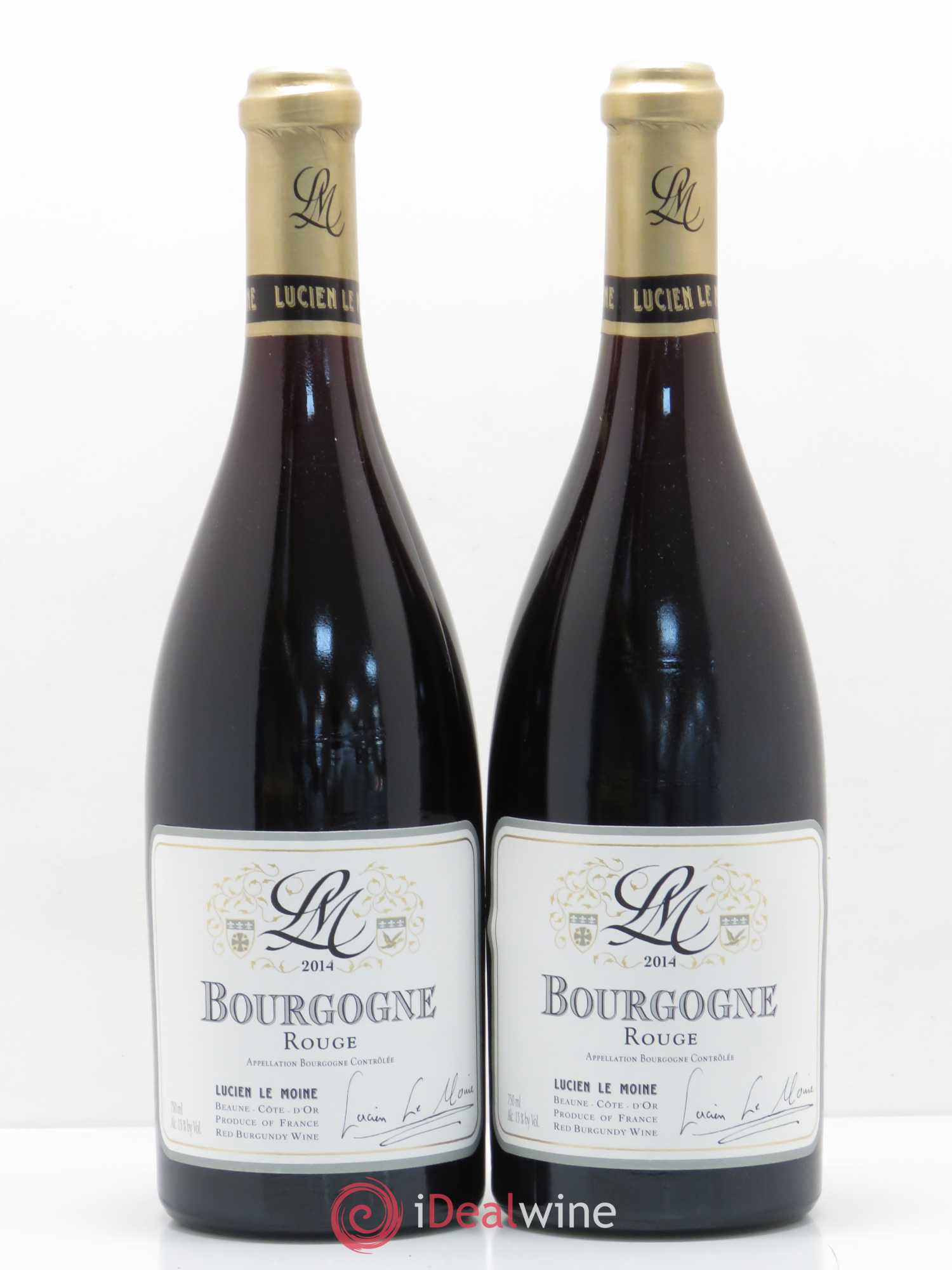 Bourgogne Lucien Le Moine 2014 - Lot de 2 bouteilles - 0