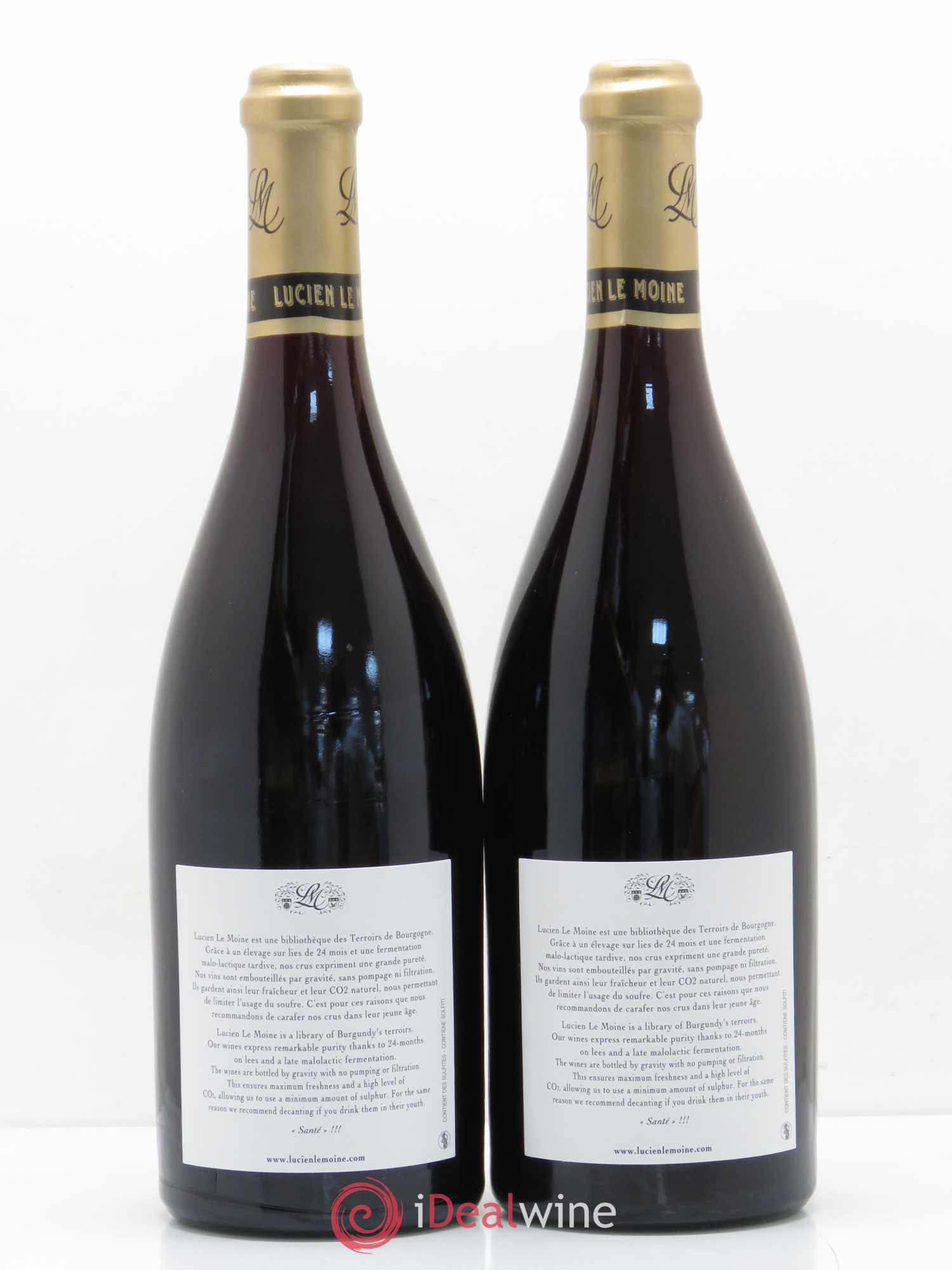 Gevrey-Chambertin 1er Cru Lavaut Saint Jacques Lucien Le Moine 2015 - Lot de 2 bouteilles - 1