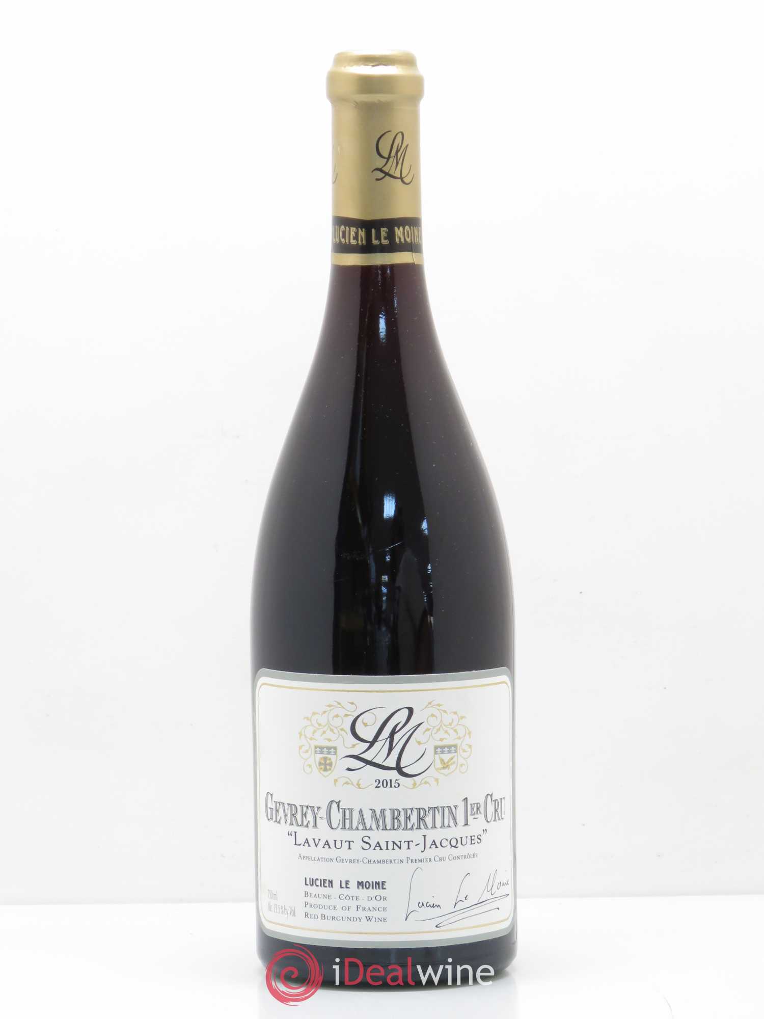 Gevrey-Chambertin 1er Cru Lavaut Saint Jacques Lucien Le Moine 2015 - Lot de 1 bouteille - 0