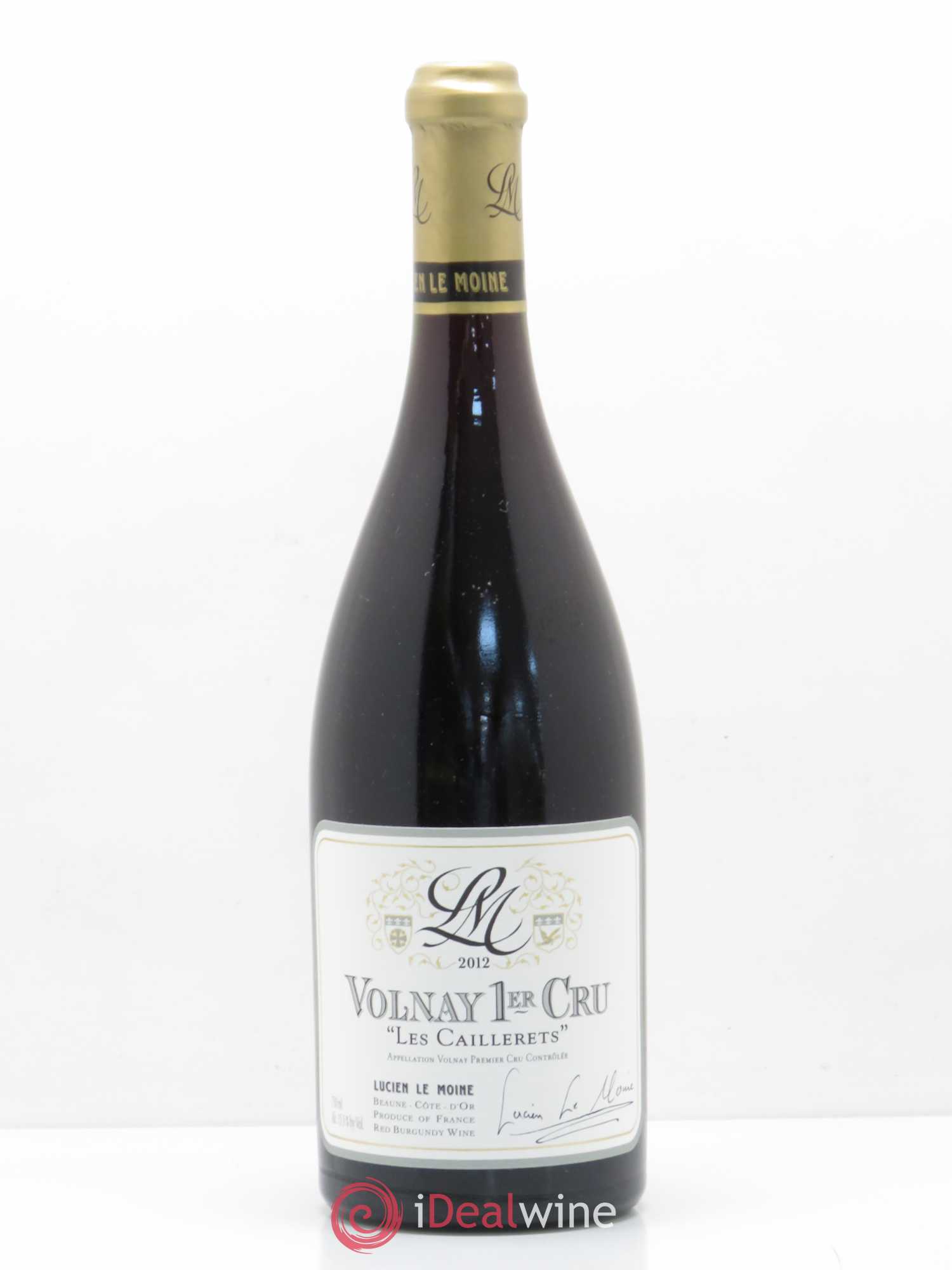 Volnay 1er Cru Les Caillerets Lucien Le Moine 2012 - Lot de 1 bouteille - 0
