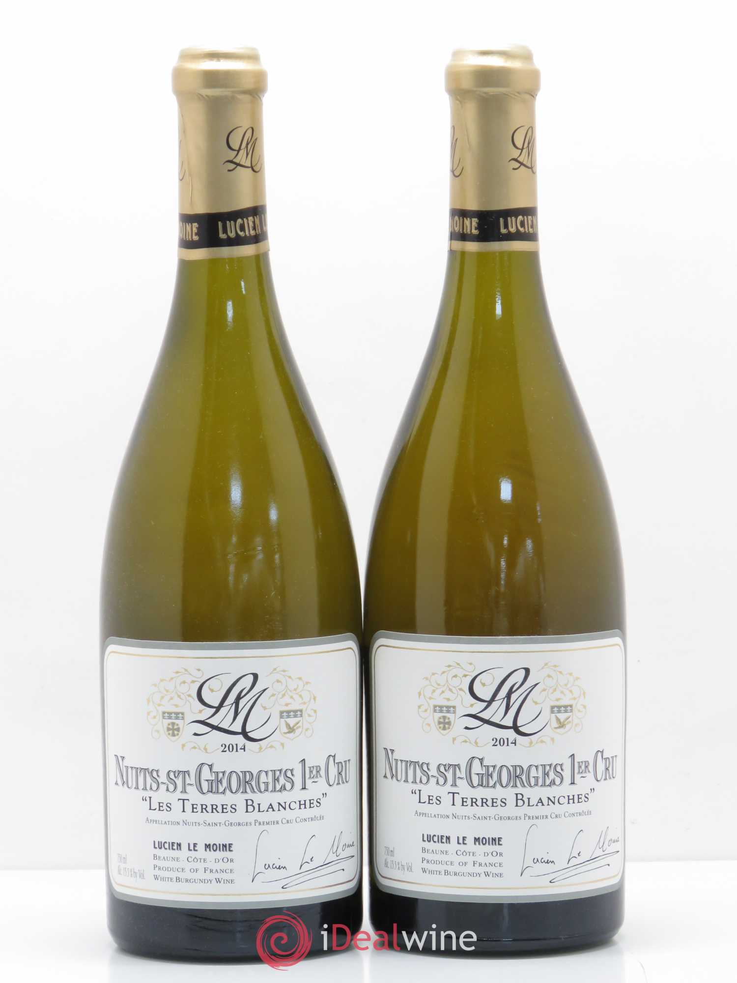 Nuits-Saint-Georges 1er Cru Les Terres Blanches Lucien Le Moine 2014 - Lot de 2 bouteilles - 0