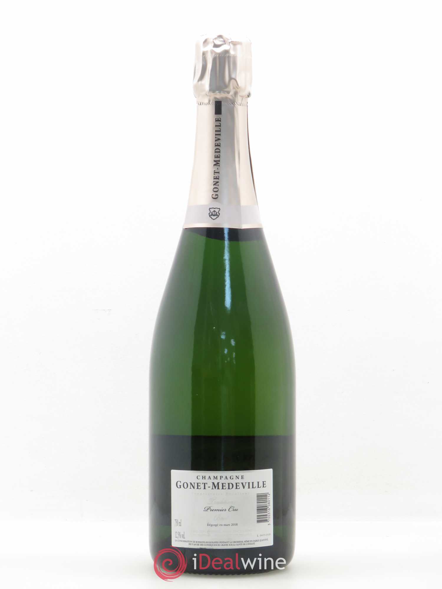 Tradition 1er Cru Brut Vignobles Gonet-Medeville - Lot de 1 bouteille - 1