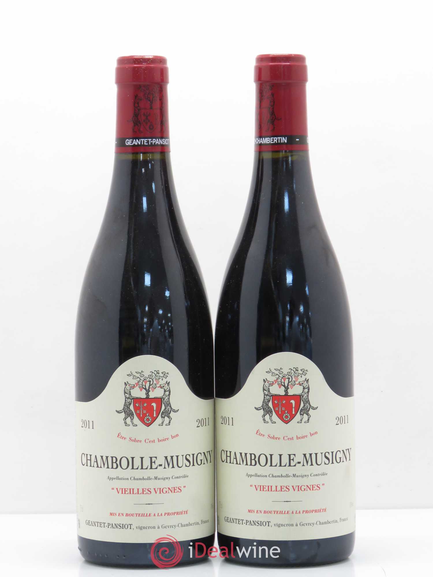 Chambolle-Musigny Vieilles vignes Geantet-Pansiot 2011 - Lot de 2 bouteilles - 0