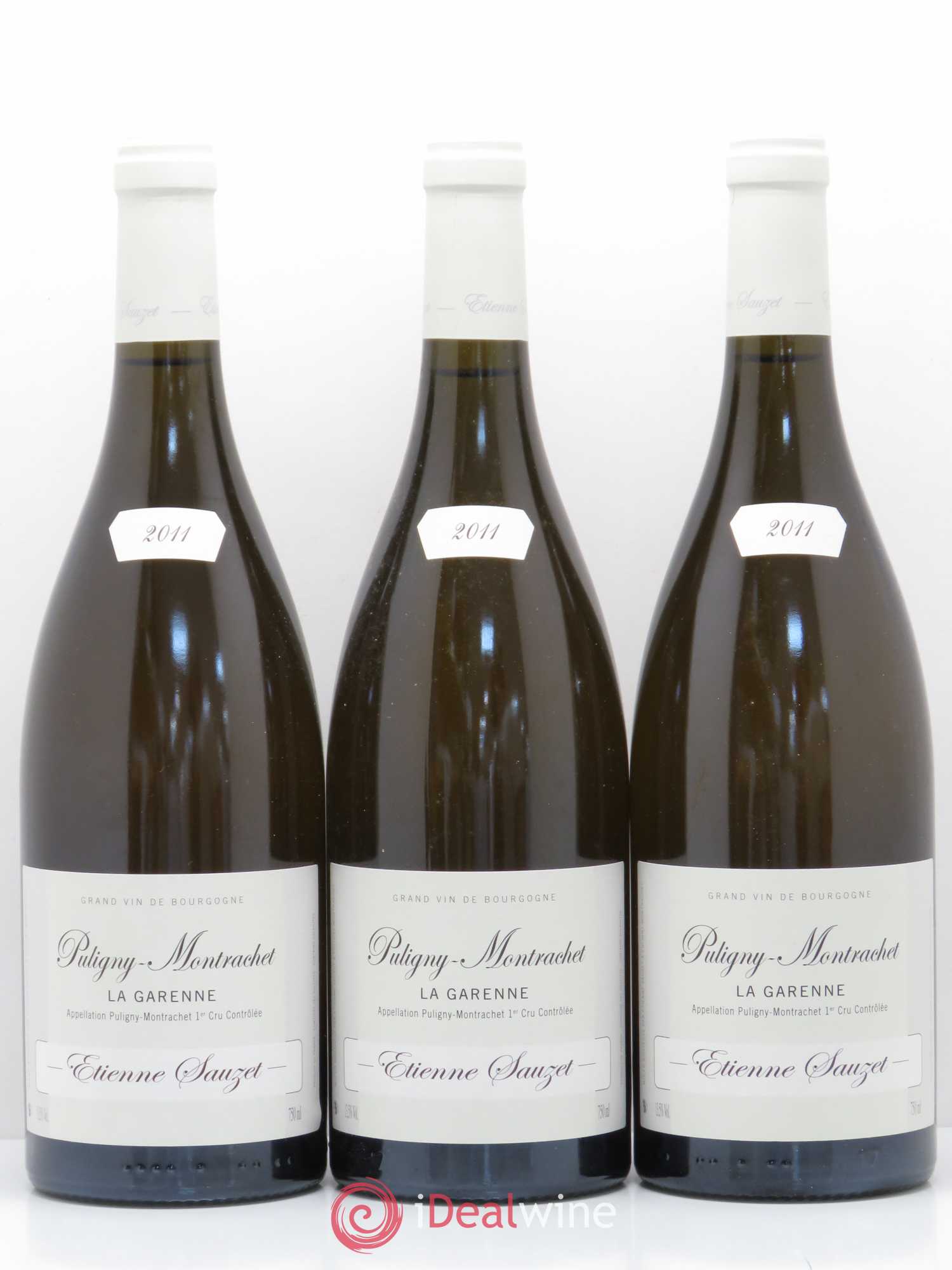 Puligny-Montrachet 1er Cru La Garenne Etienne Sauzet 2011 - Lot de 3 bouteilles - 0