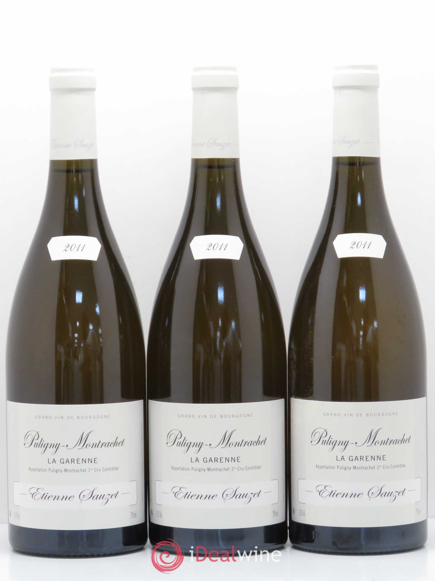 Puligny-Montrachet 1er Cru La Garenne Etienne Sauzet 2011 - Lot de 3 bouteilles - 0