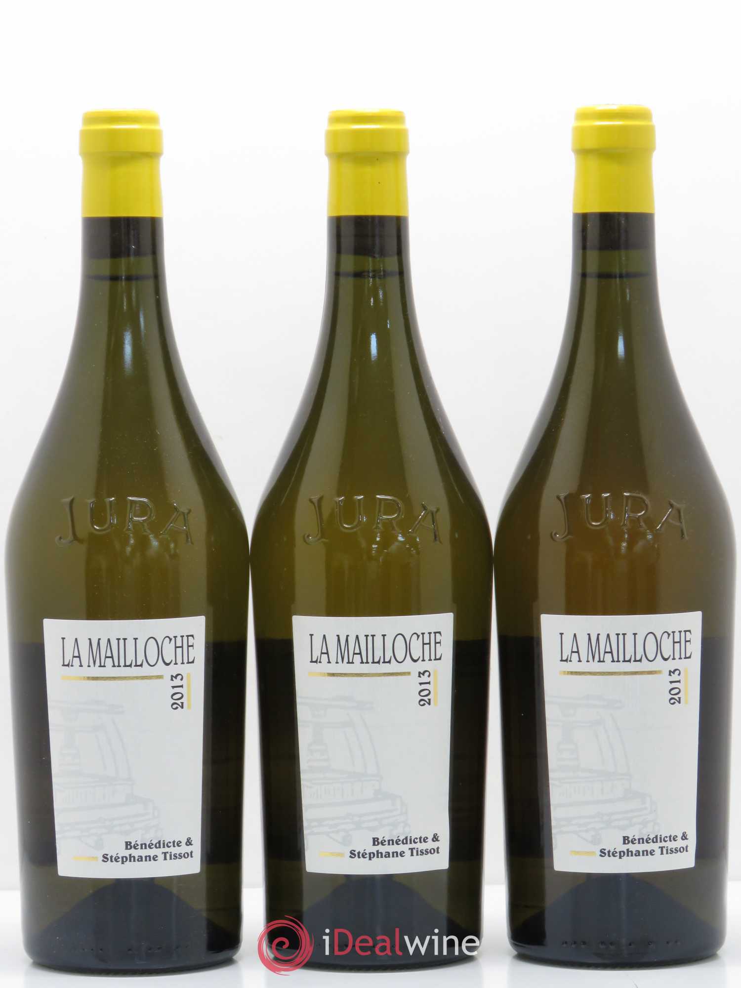 Arbois La Mailloche Bénédicte et Stéphane Tissot 2013 - Lot de 3 bouteilles - 0