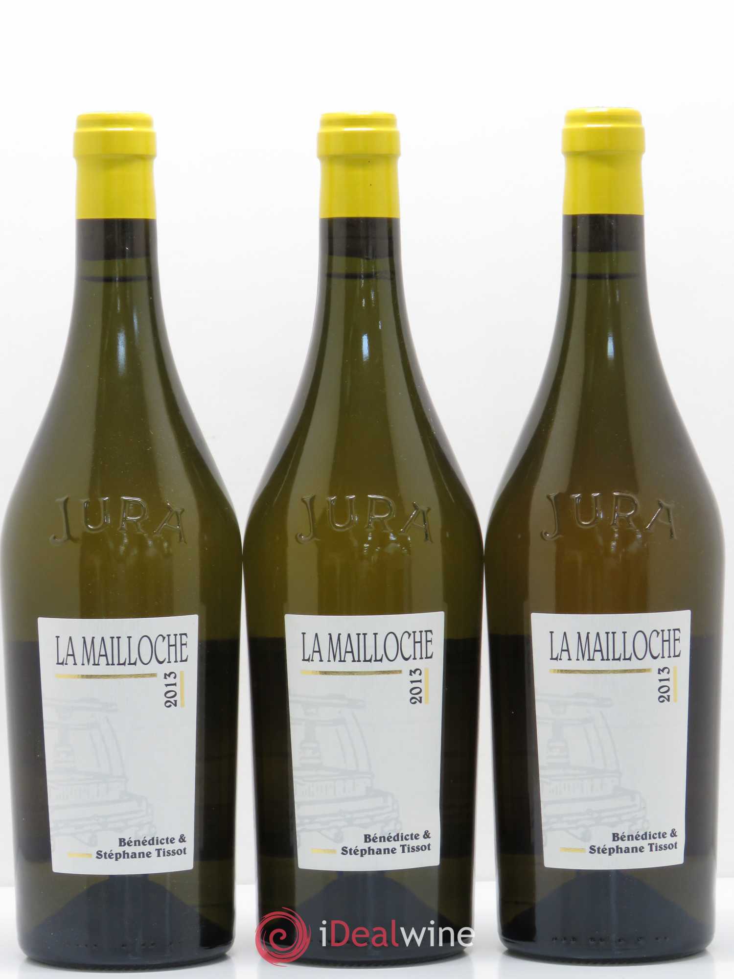Arbois La Mailloche Bénédicte et Stéphane Tissot 2013 - Lot de 3 bouteilles - 0
