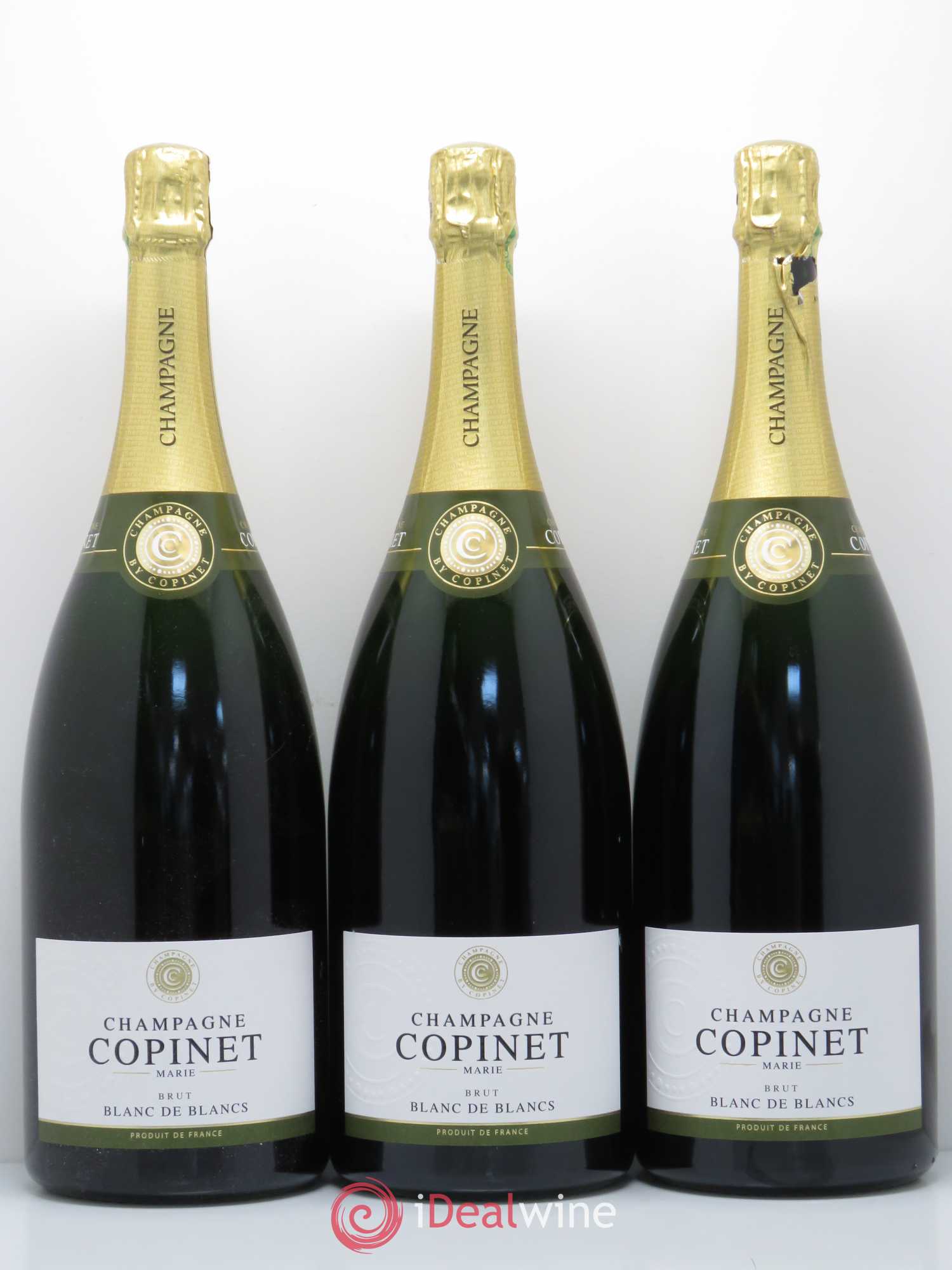Champagne Copinet Blanc de Blancs - Lot de 3 magnums - 0