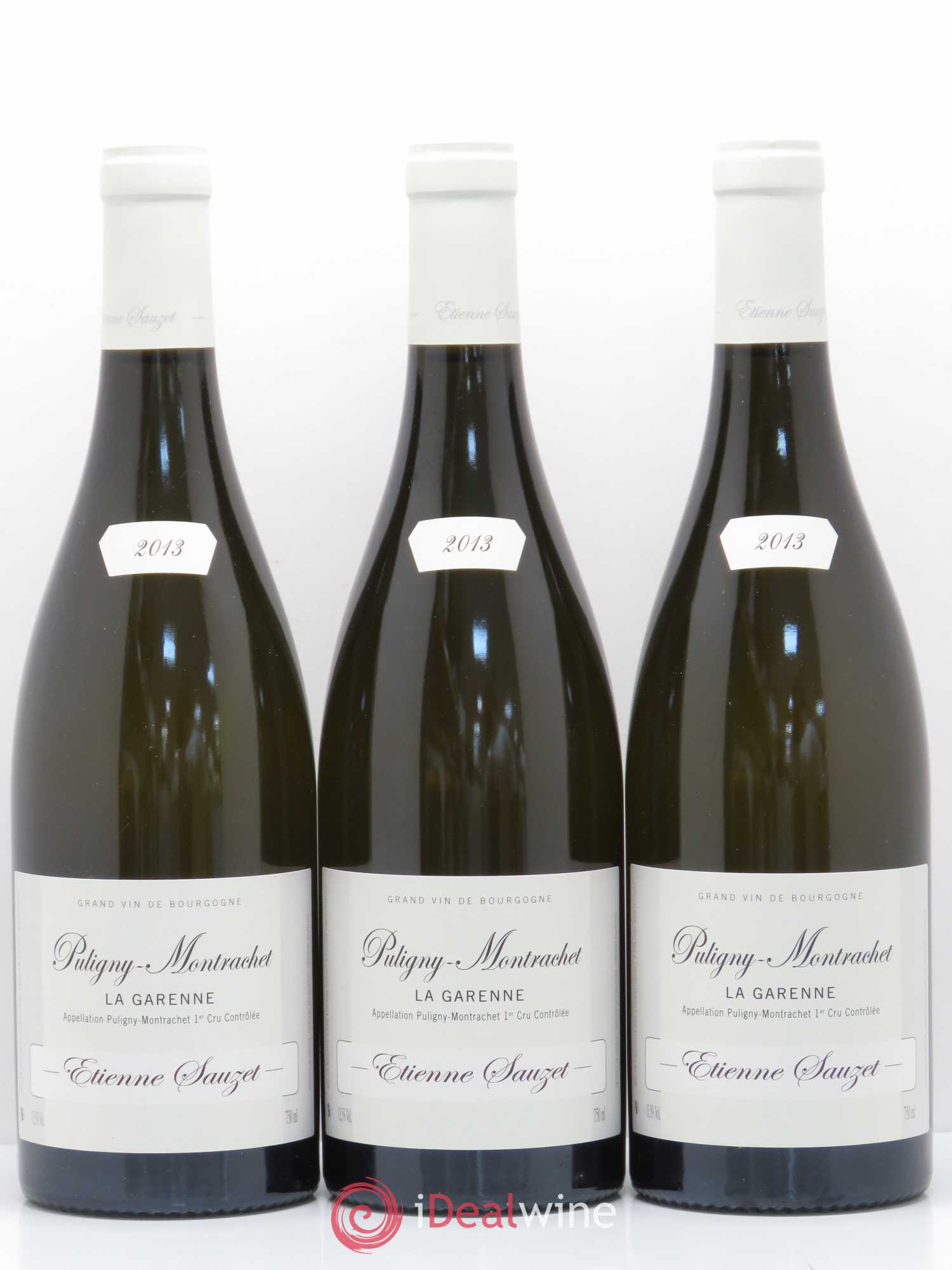 Puligny-Montrachet 1er Cru La Garenne Etienne Sauzet 2013 - Lot de 3 bouteilles - 0