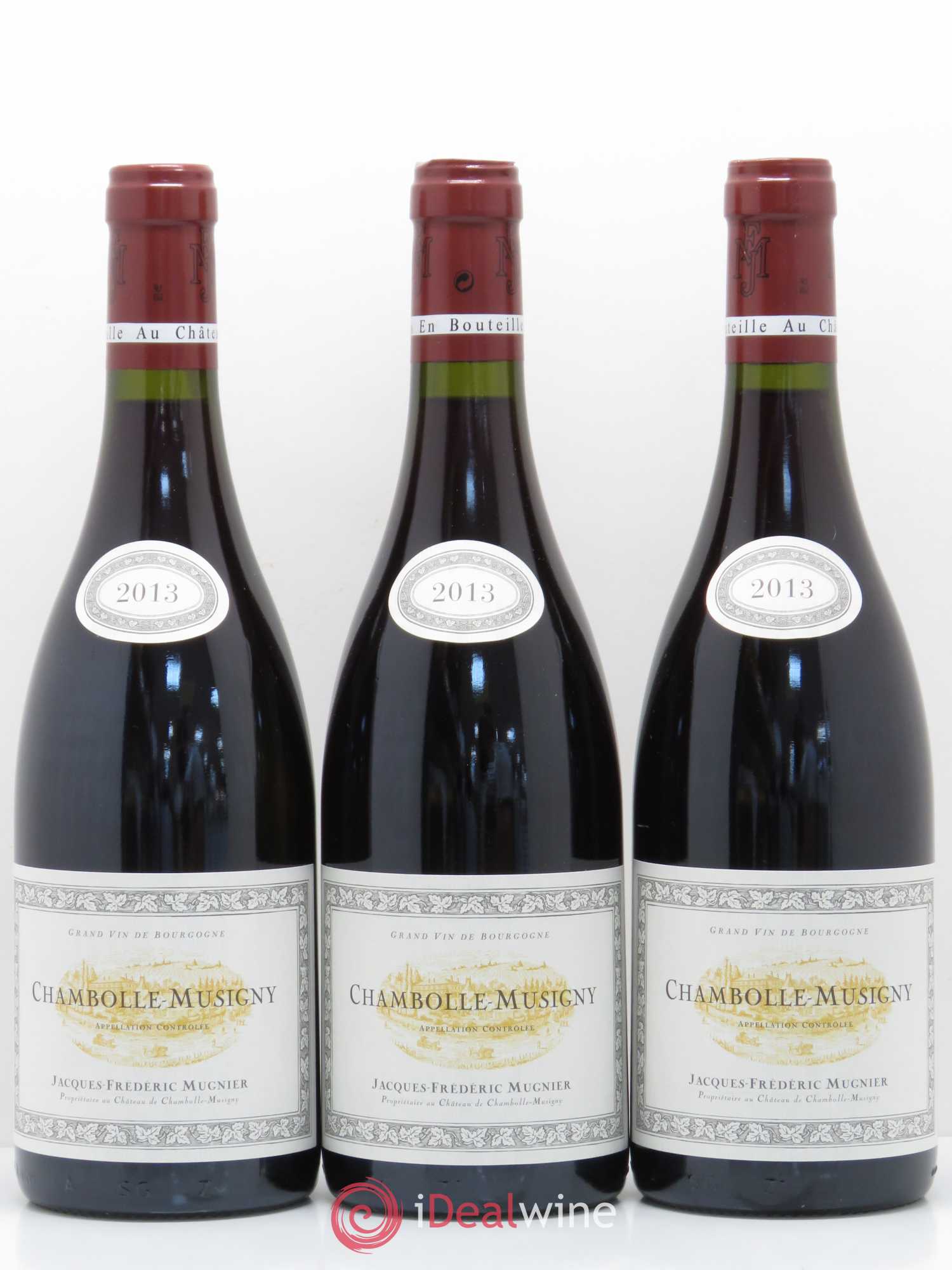 Chambolle-Musigny Jacques-Frédéric Mugnier 2013 - Lot de 3 bouteilles - 0