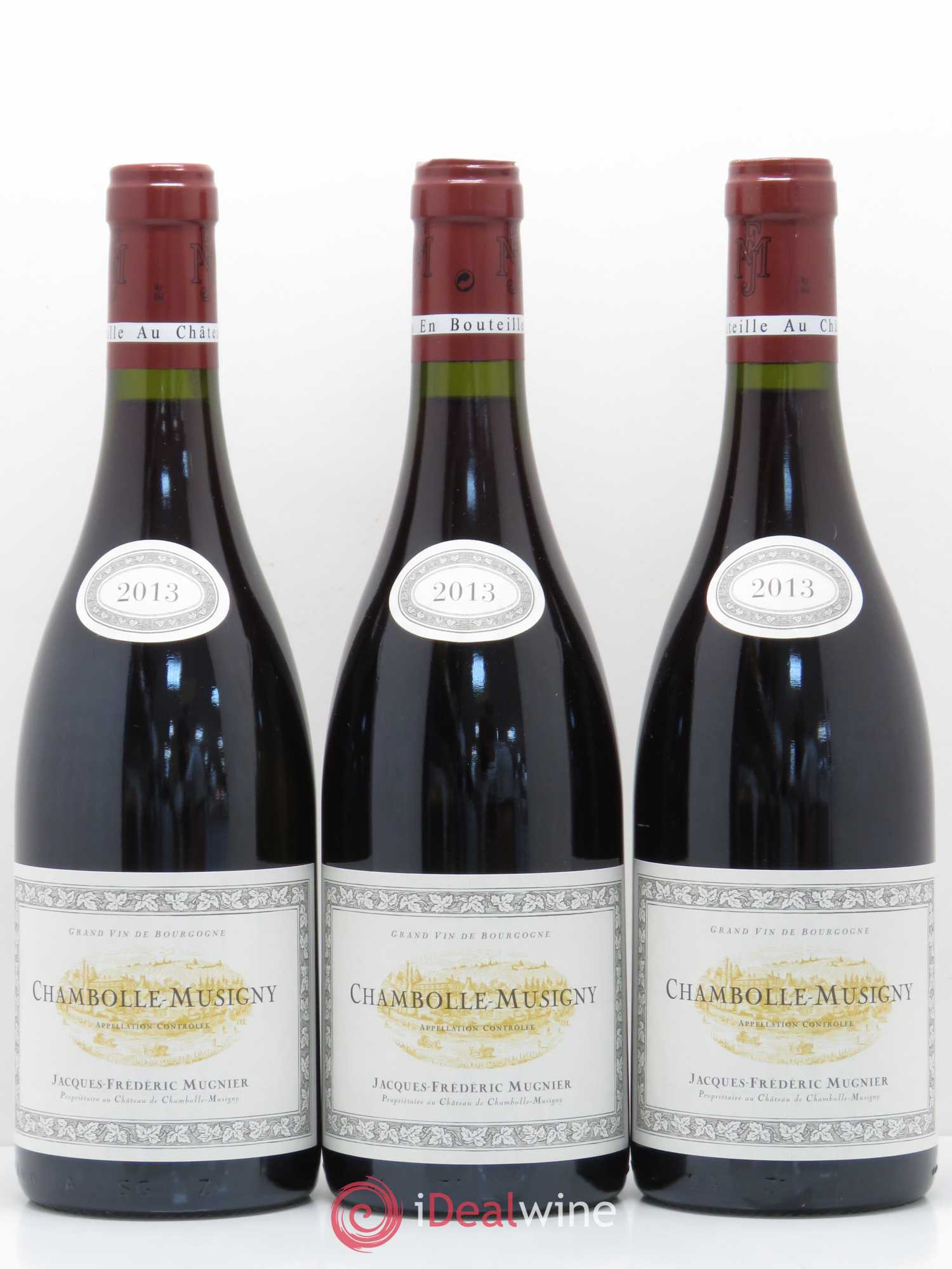 Chambolle-Musigny Jacques-Frédéric Mugnier 2013 - Lot de 3 bouteilles - 0