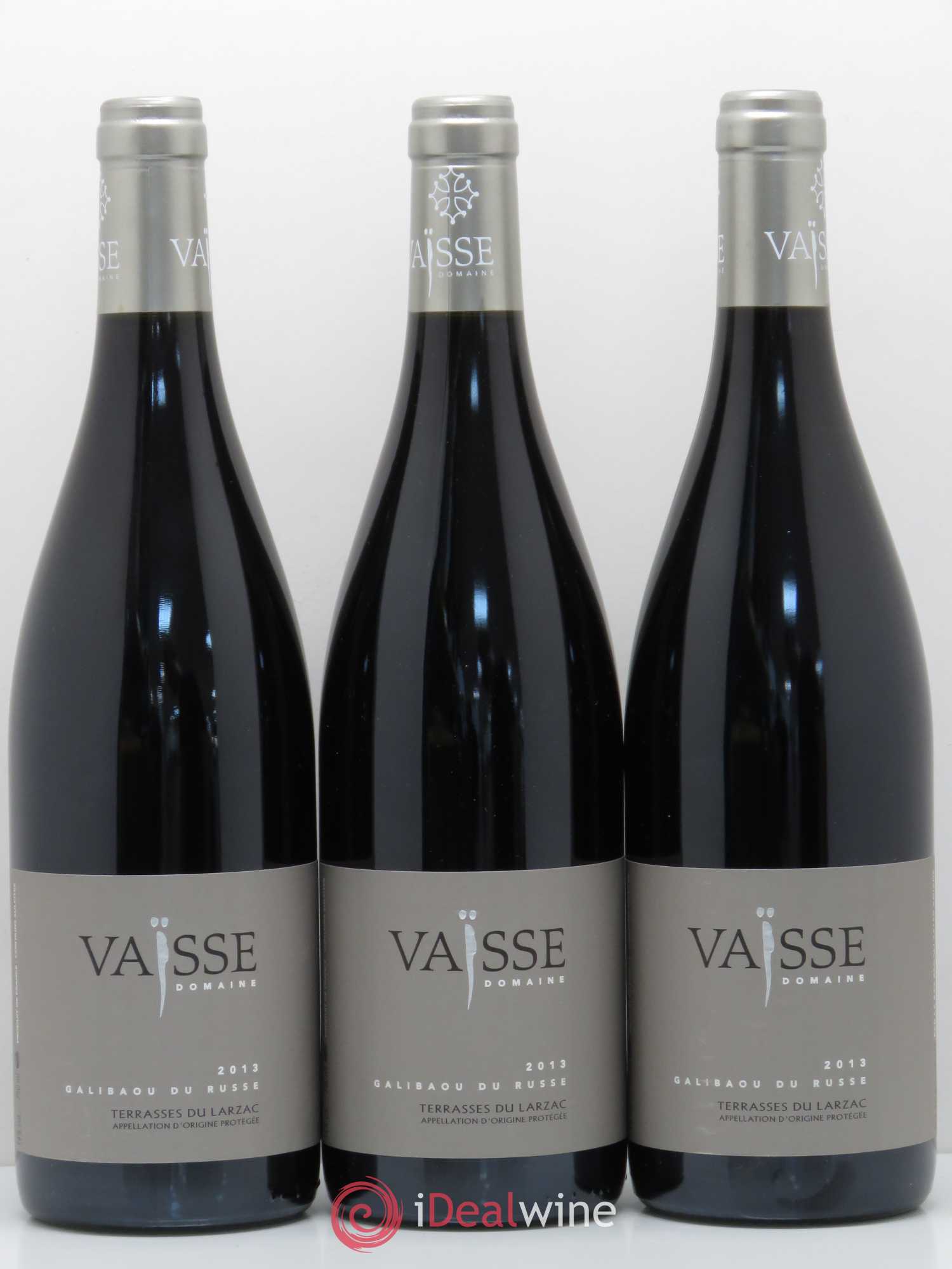 Pays d'Hérault Galibaou du Russe Domaine Vaisse 2013 - Posten von 3 Flaschen - 0
