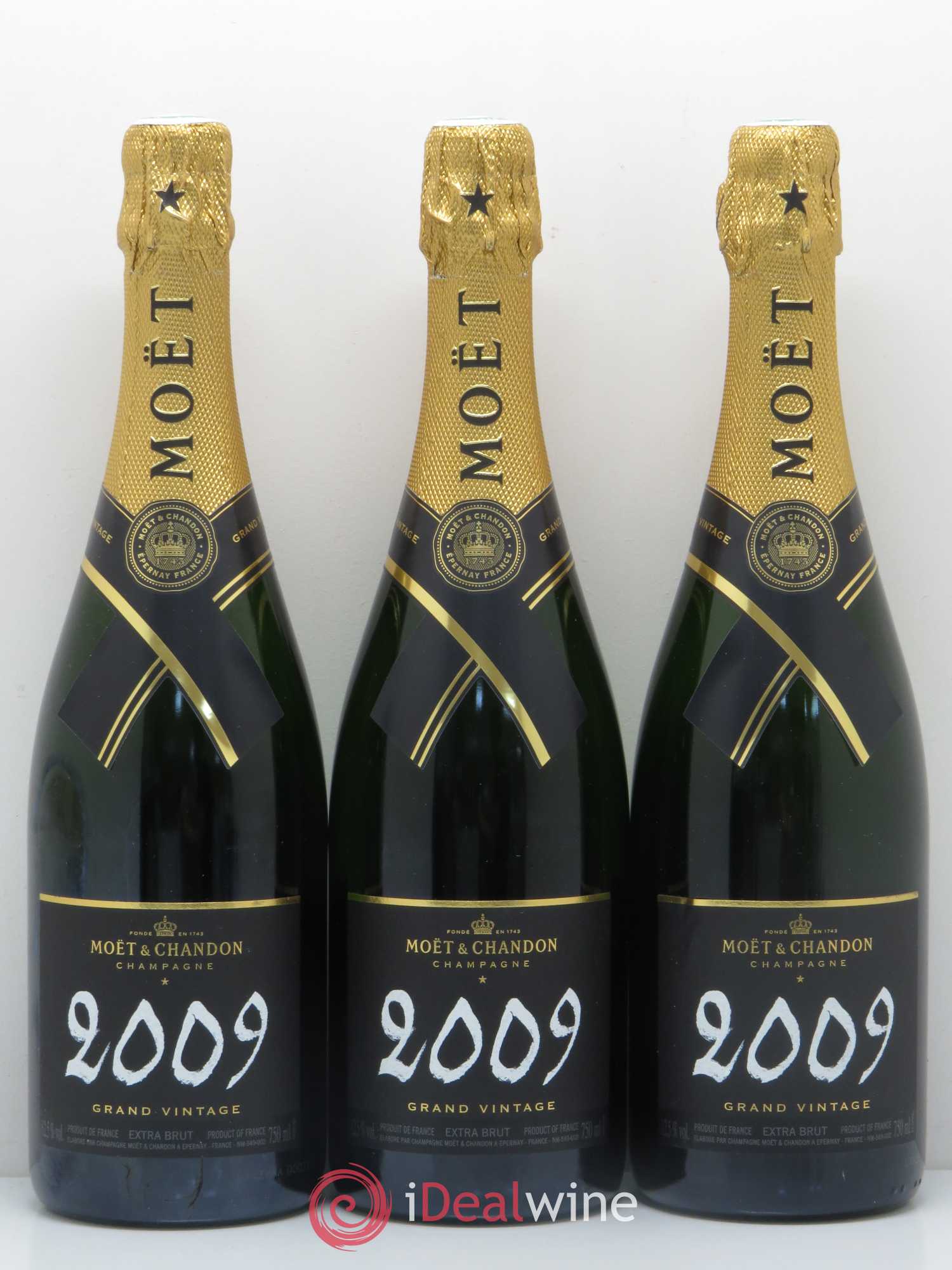 Grand Vintage Moët et Chandon 2009 - Lot de 3 bouteilles - 0