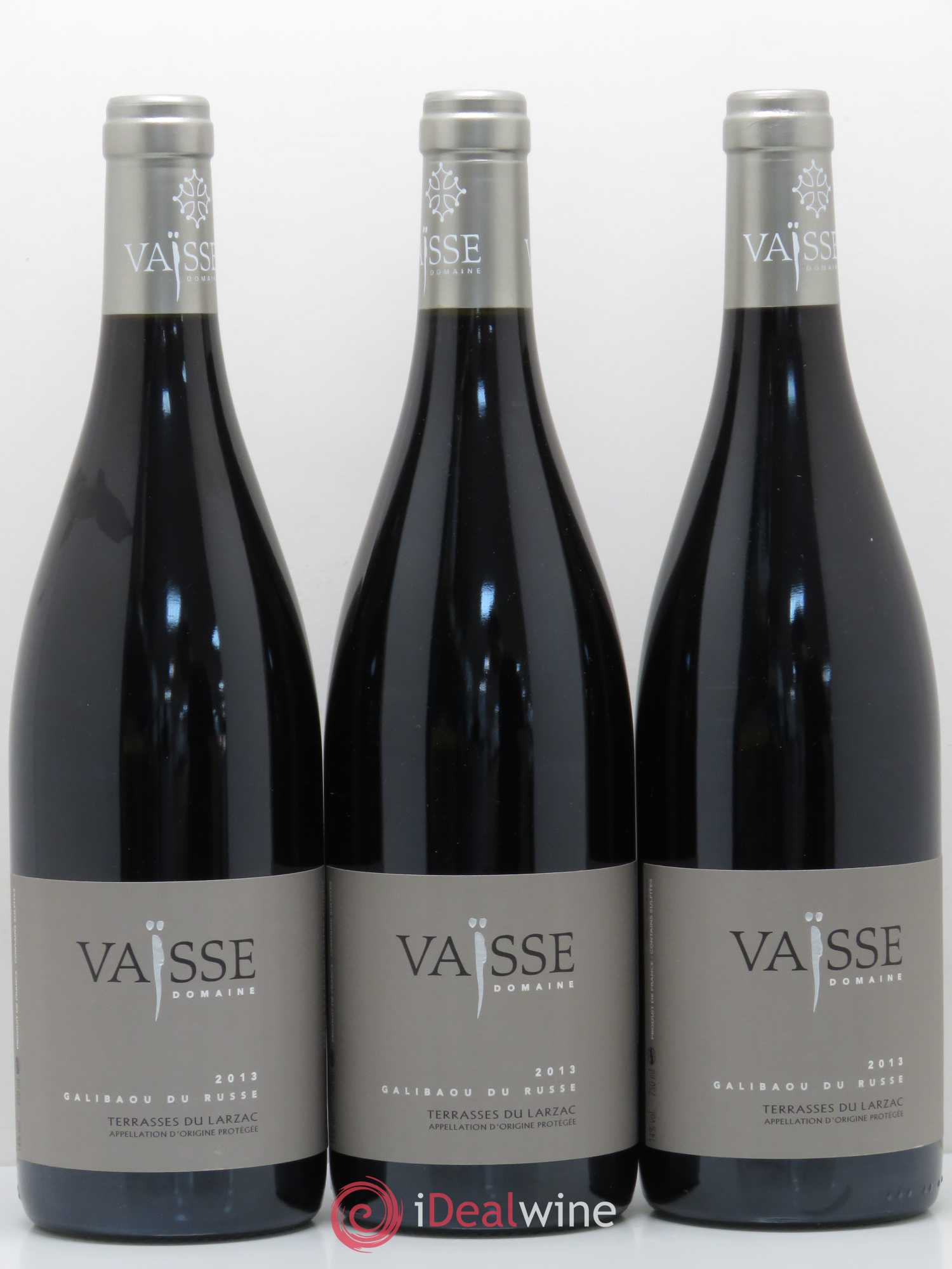 Pays d'Hérault Galibaou du Russe Domaine Vaisse 2013 - Posten von 3 Flaschen - 0
