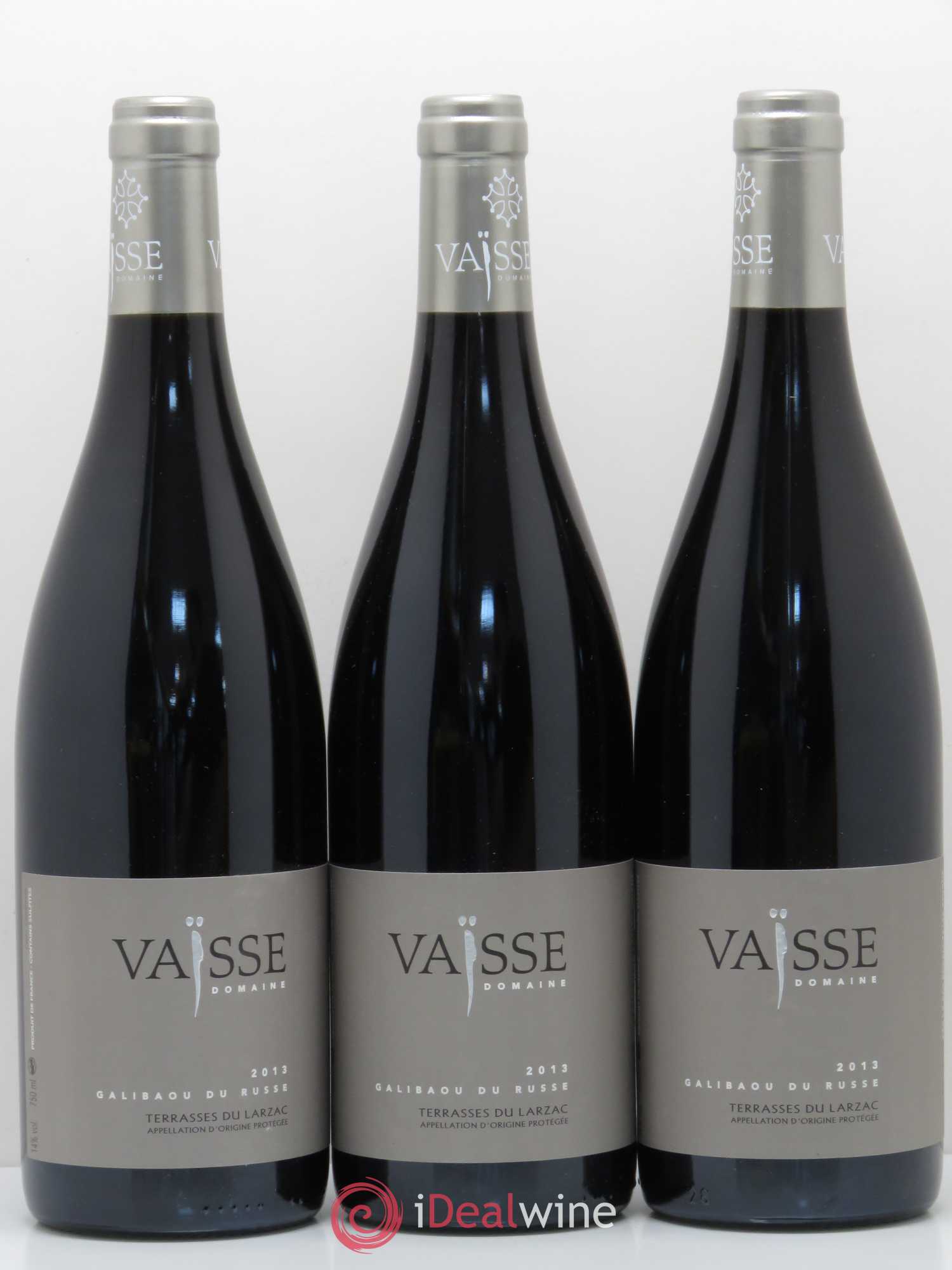 Pays d'Hérault Galibaou du Russe Domaine Vaisse 2013 - Posten von 3 Flaschen - 0