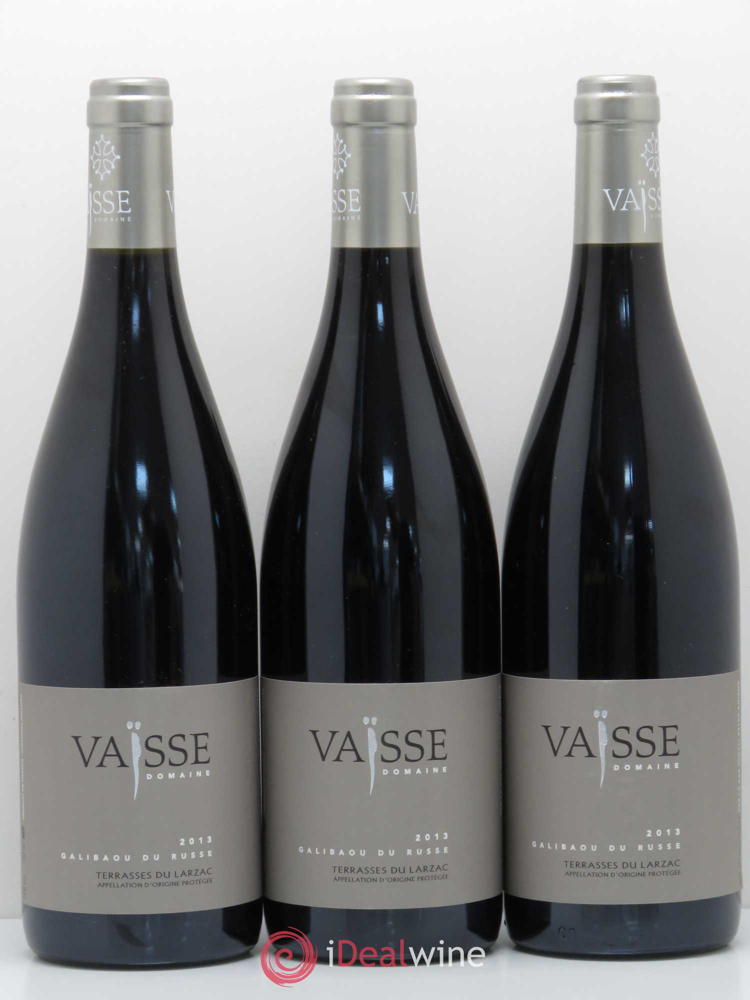 Pays d'Hérault Galibaou du Russe Domaine Vaisse 2013 - Posten von 3 Flaschen - 0