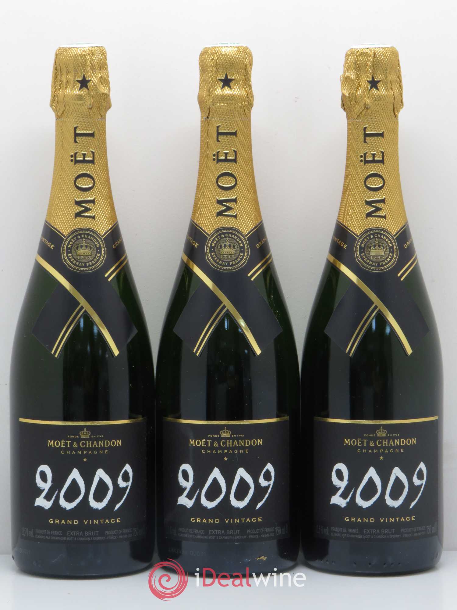 Grand Vintage Moët et Chandon 2009 - Lot de 3 bouteilles - 0
