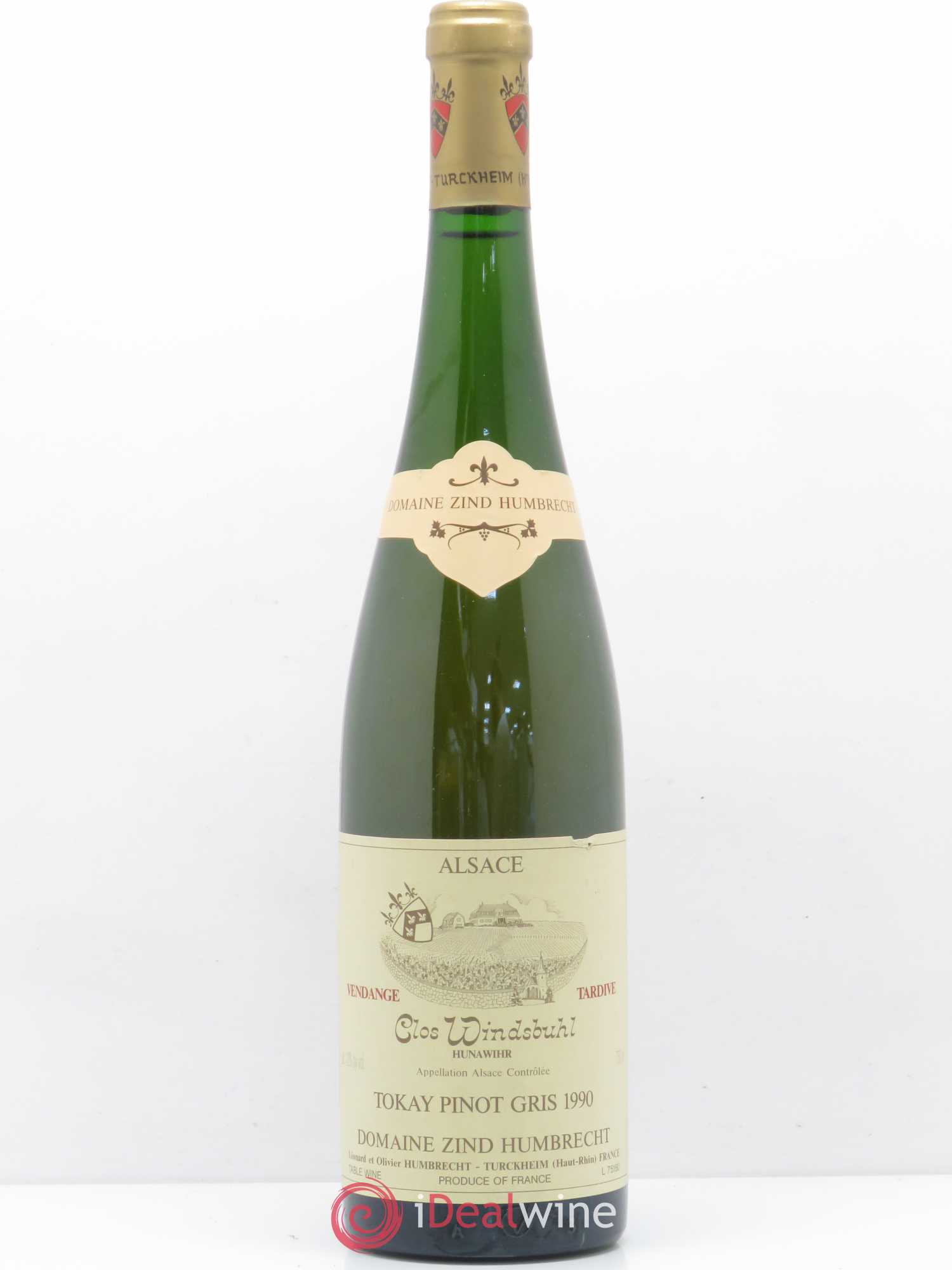 Alsace Pinot Gris (anciennement Tokay) Vendanges Tardives Clos Windsbuhl Zind-Humbrecht (Domaine) 1990 - Lotto di 1 bottiglia - 0