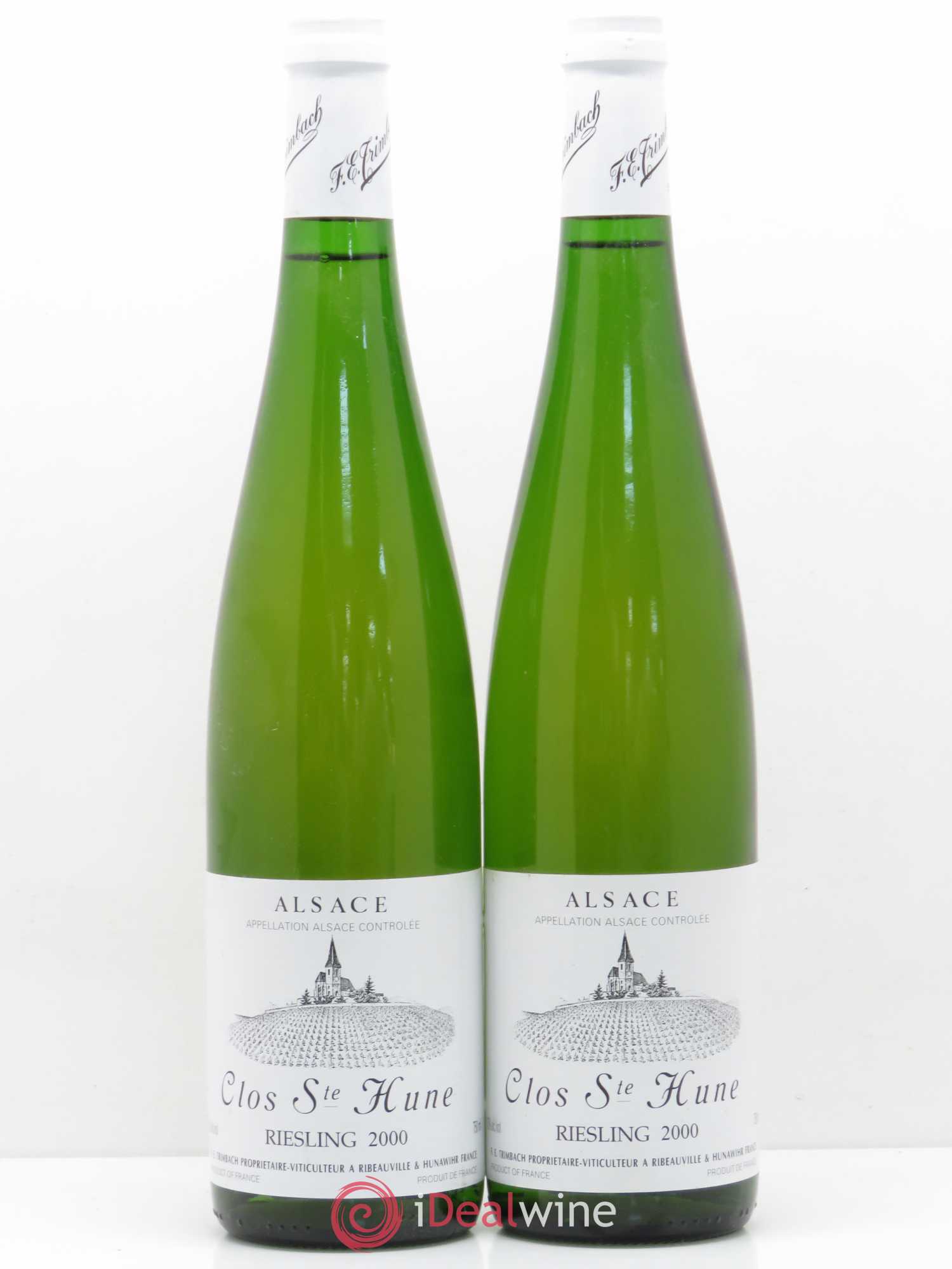 Alsace Riesling Clos Sainte-Hune Trimbach (Domaine) 2000 - Lot de 2 bouteilles - 0