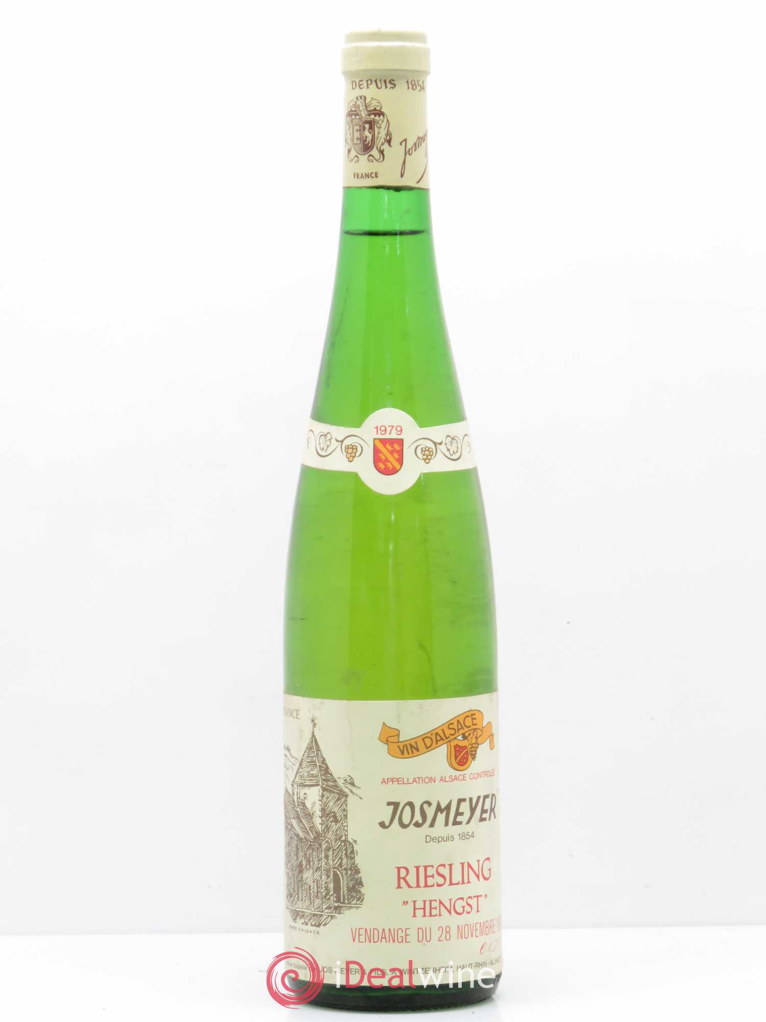Riesling Hengst Vendanges du 28 novembre Domaine Josmeyer 1979 - Posten von 1 Flasche - 0