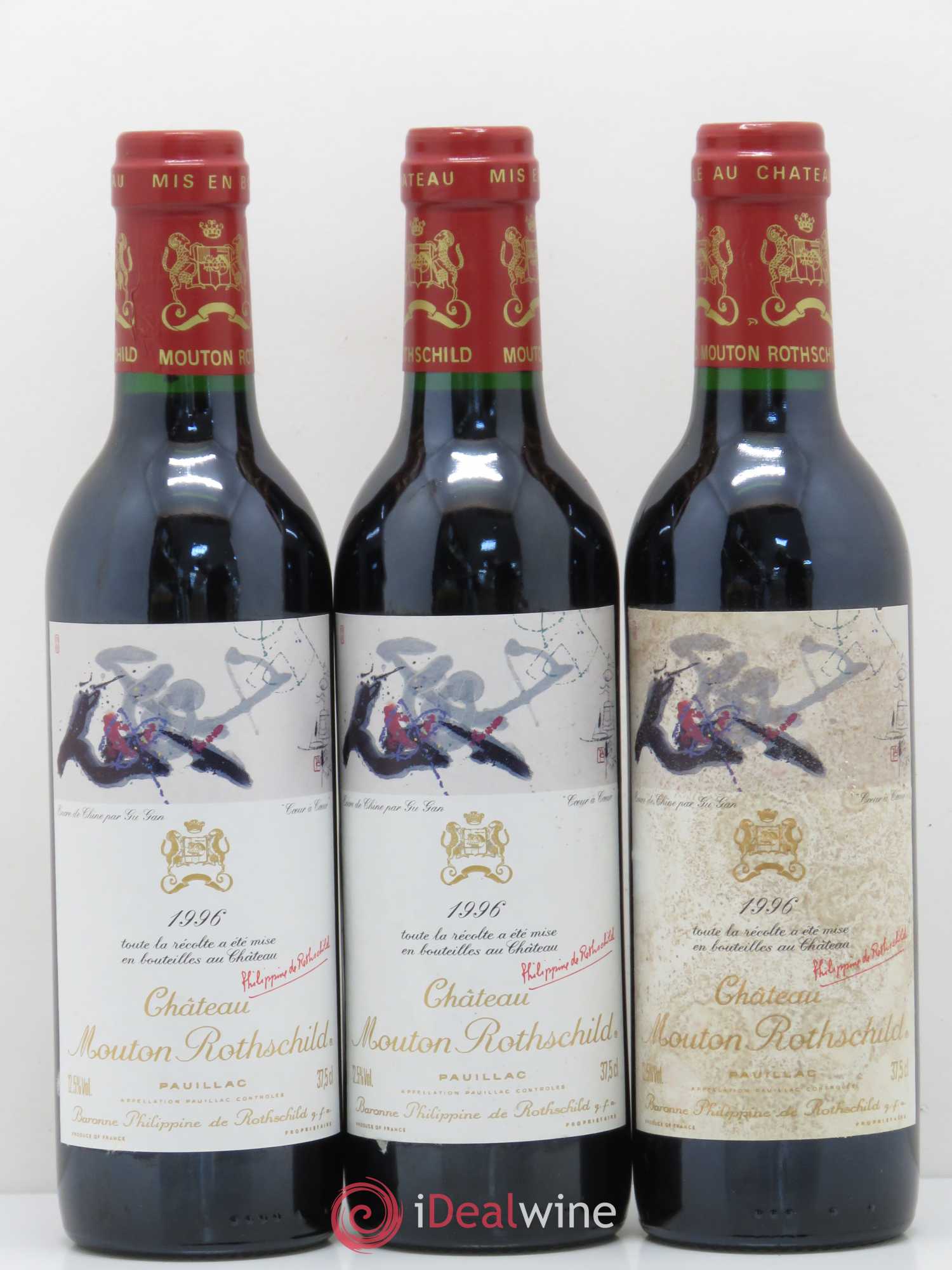 Château Mouton Rothschild 1er Grand Cru Classé 1996 - Lot de 12 demi bouteilles - 5