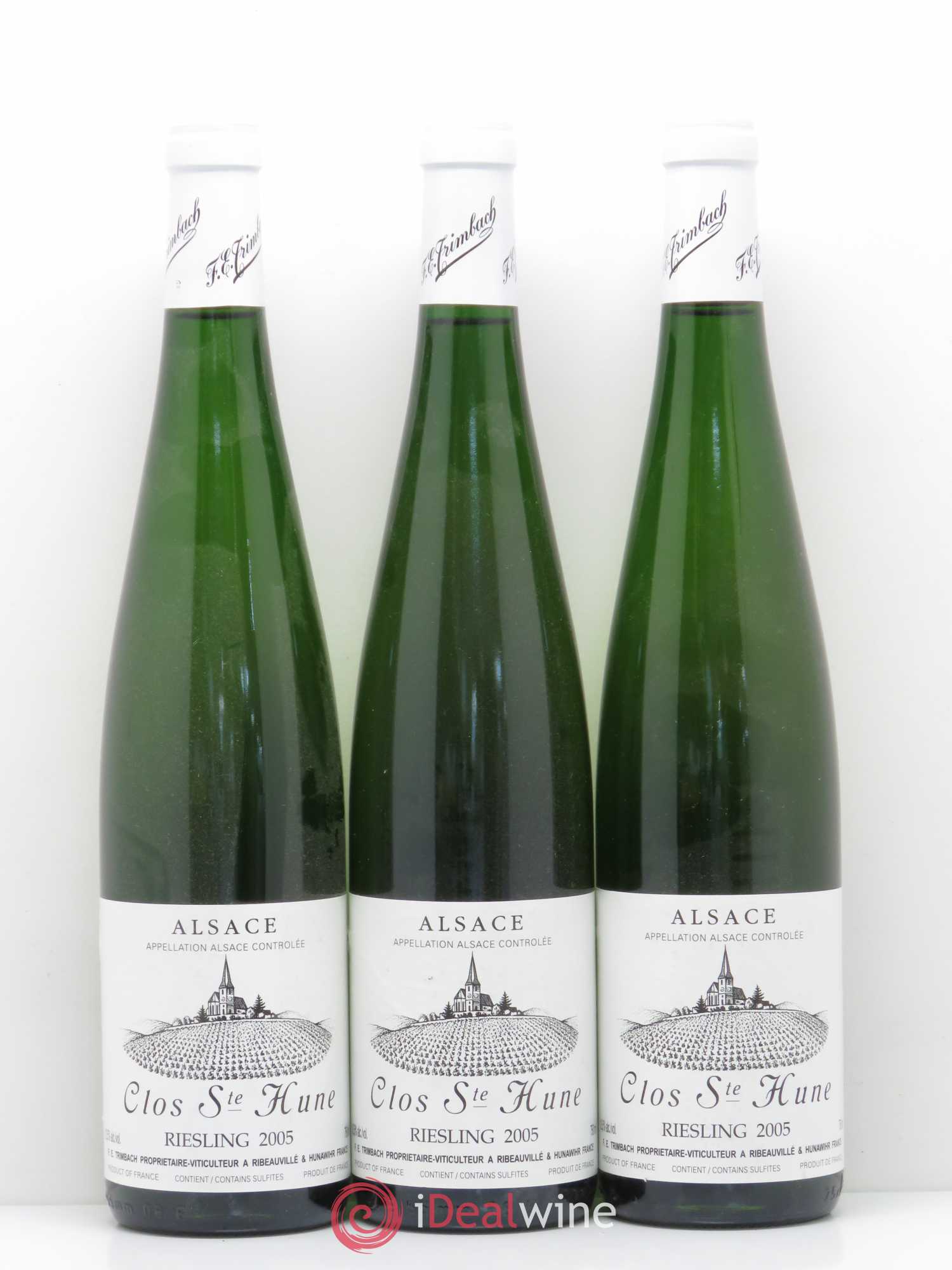 Alsace Riesling Clos Sainte-Hune Trimbach (Domaine) 2005 - Lot de 3 bouteilles - 0