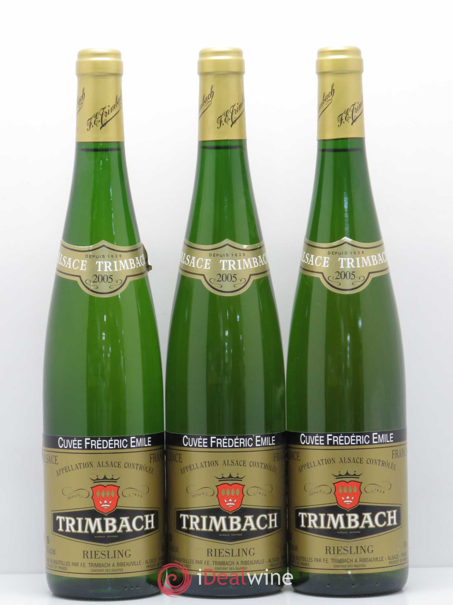 Alsace Riesling Cuvée Frédéric Emile Trimbach (Domaine) 2005 - Lot de 3 bouteilles - 0