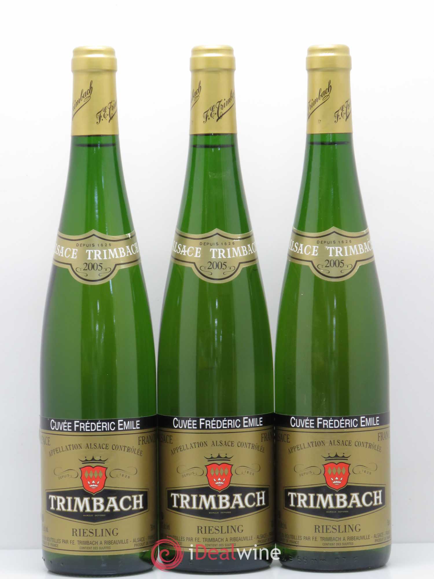 Alsace Riesling Cuvée Frédéric Emile Trimbach (Domaine) 2005 - Lot de 3 bouteilles - 0