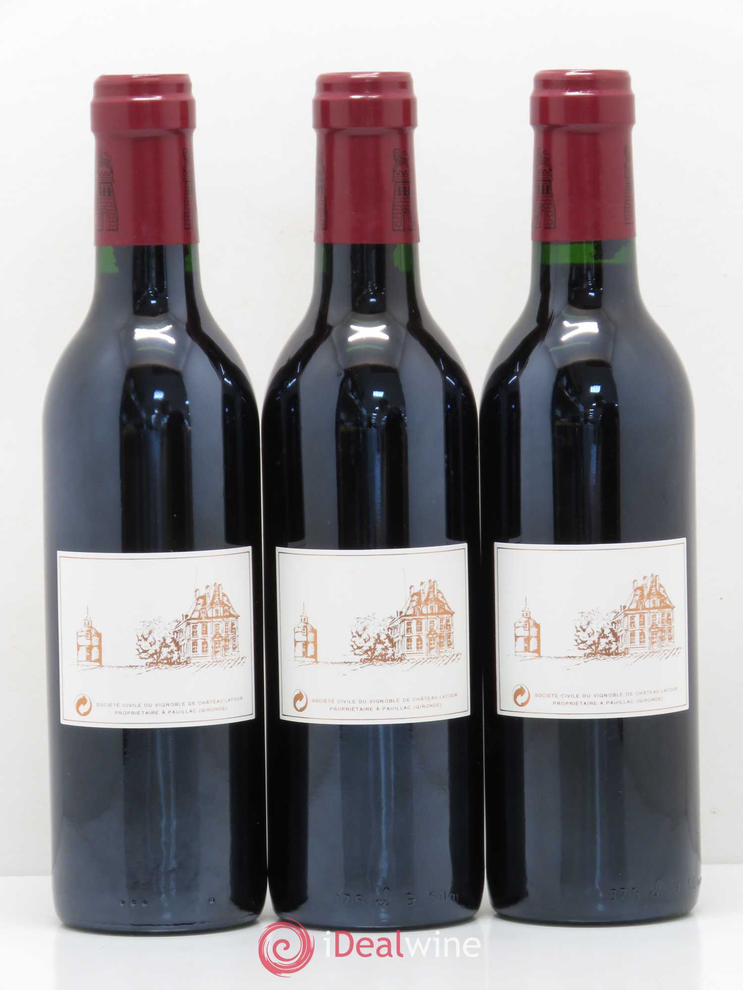 Château Latour 1er Grand Cru Classé 1998 - Lot de 6 demi bouteilles - 2