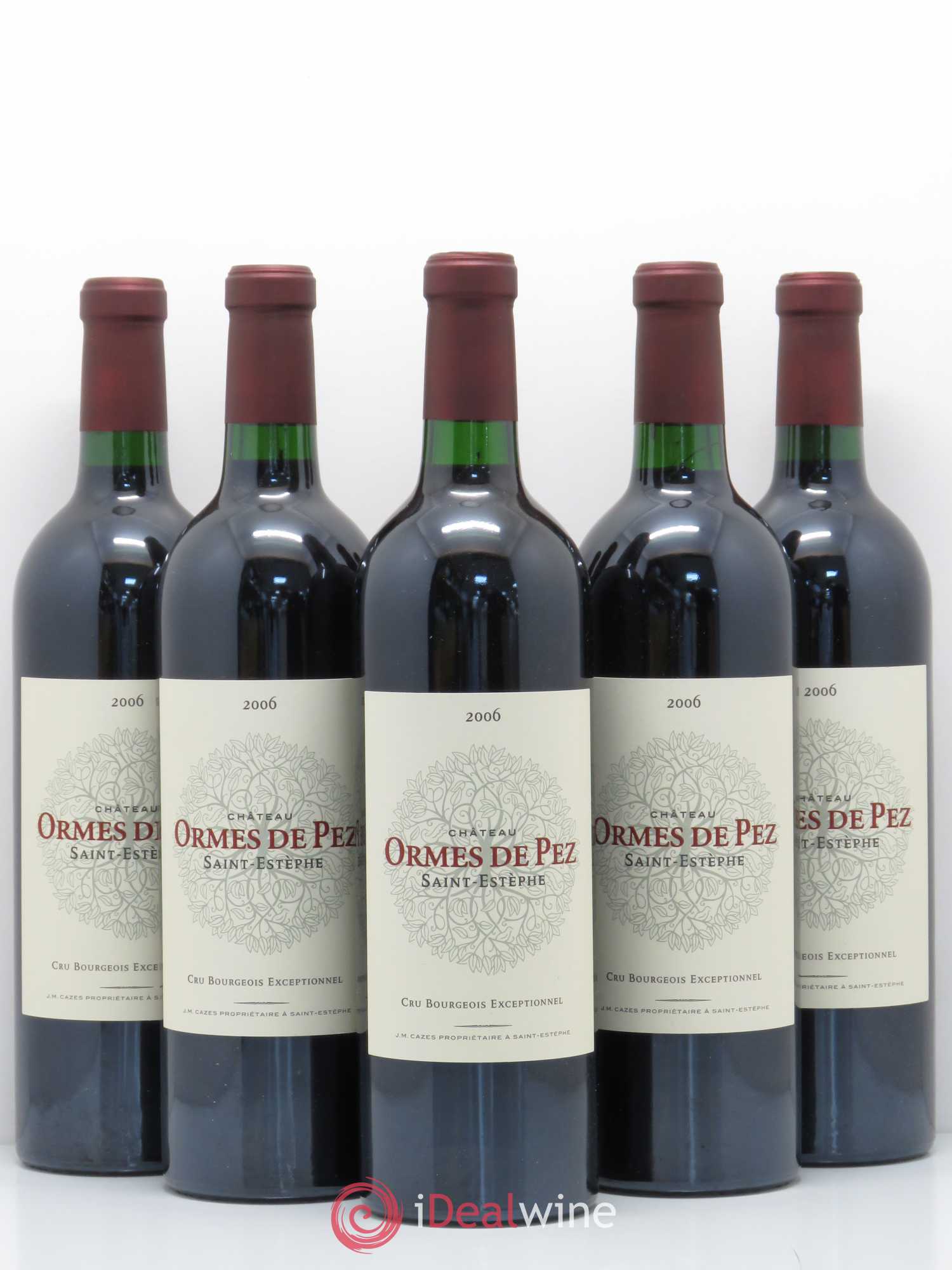 Château les Ormes de Pez 2006 - Lot de 5 bouteilles - 0