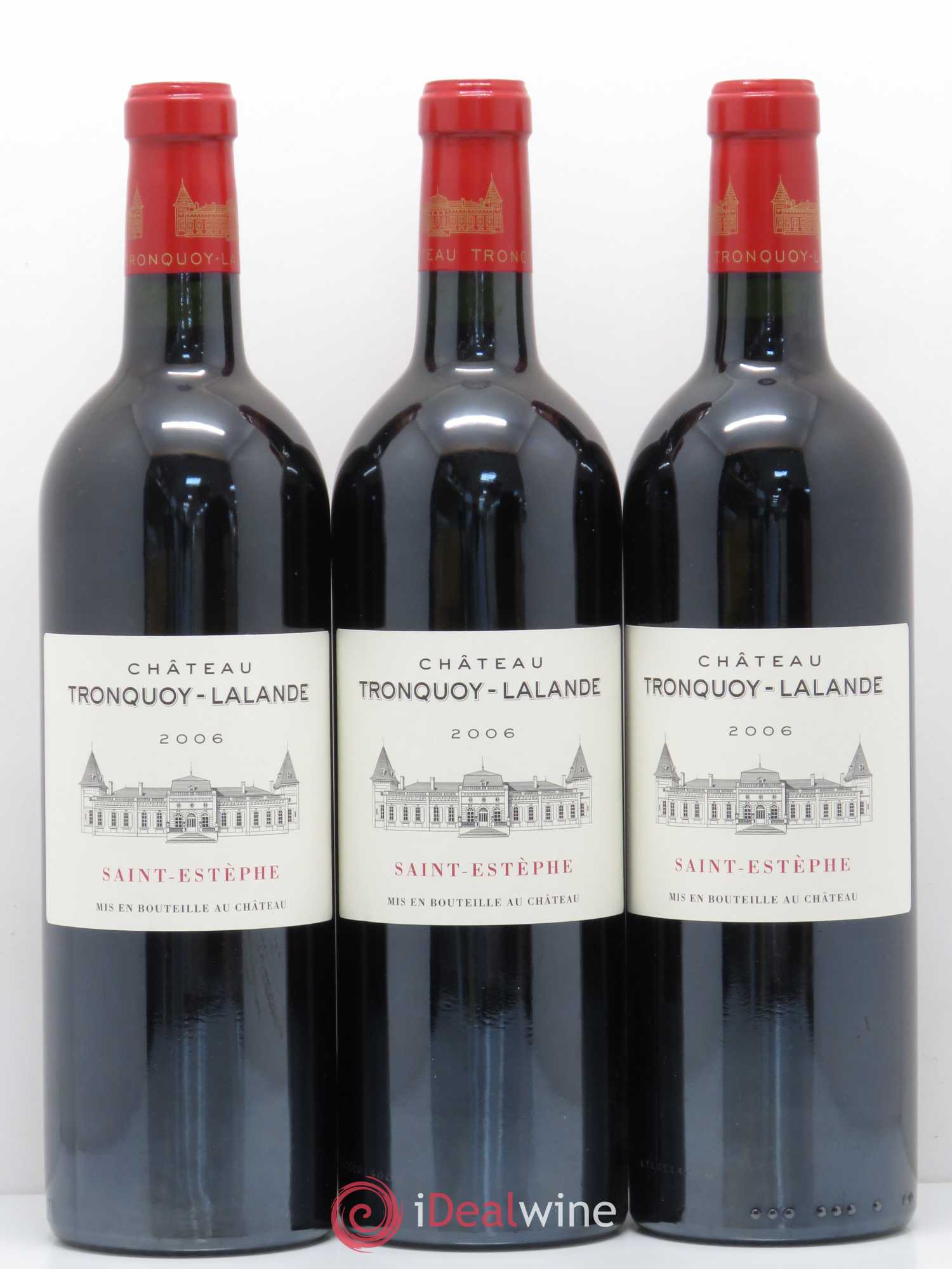 Château Tronquoy Lalande 2006 - Lot de 3 bouteilles - 0