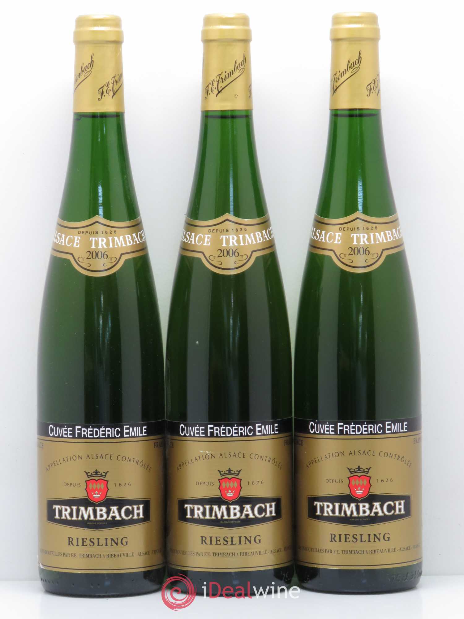 Alsace Riesling Cuvée Frédéric Emile Trimbach (Domaine) 2006 - Lot de 3 bouteilles - 0