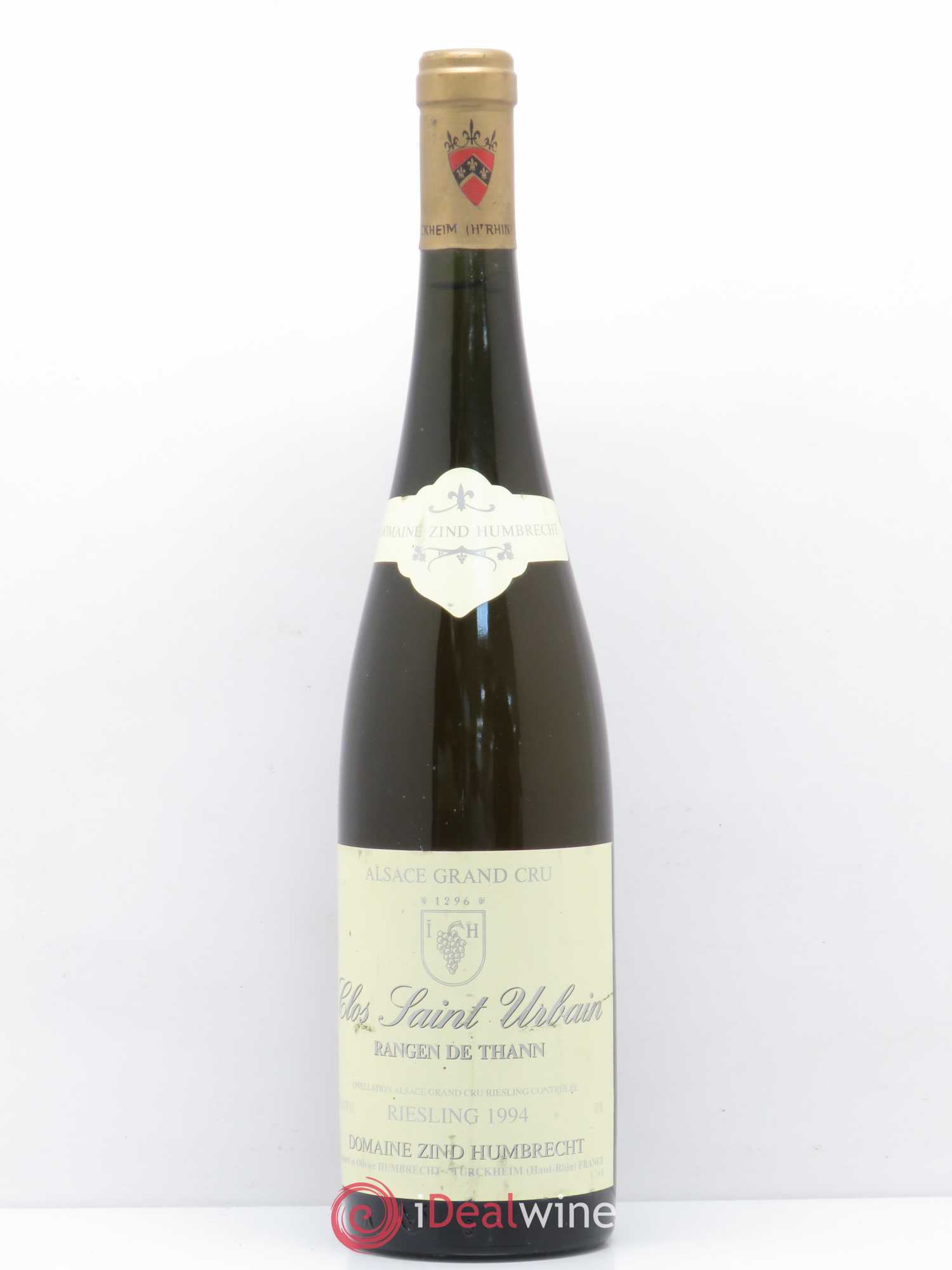 Alsace Riesling Grand Cru Rangen de Thann Clos Saint Urbain Zind-Humbrecht (Domaine) 1994 - Posten von 1 Flasche - 0